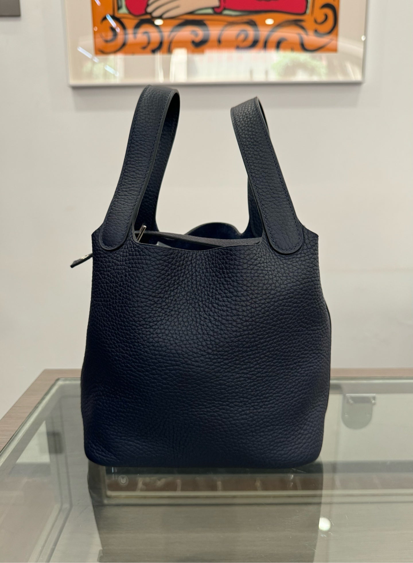 Hermès - Picotin Lock 18 - Leather - Navy - (Mini)