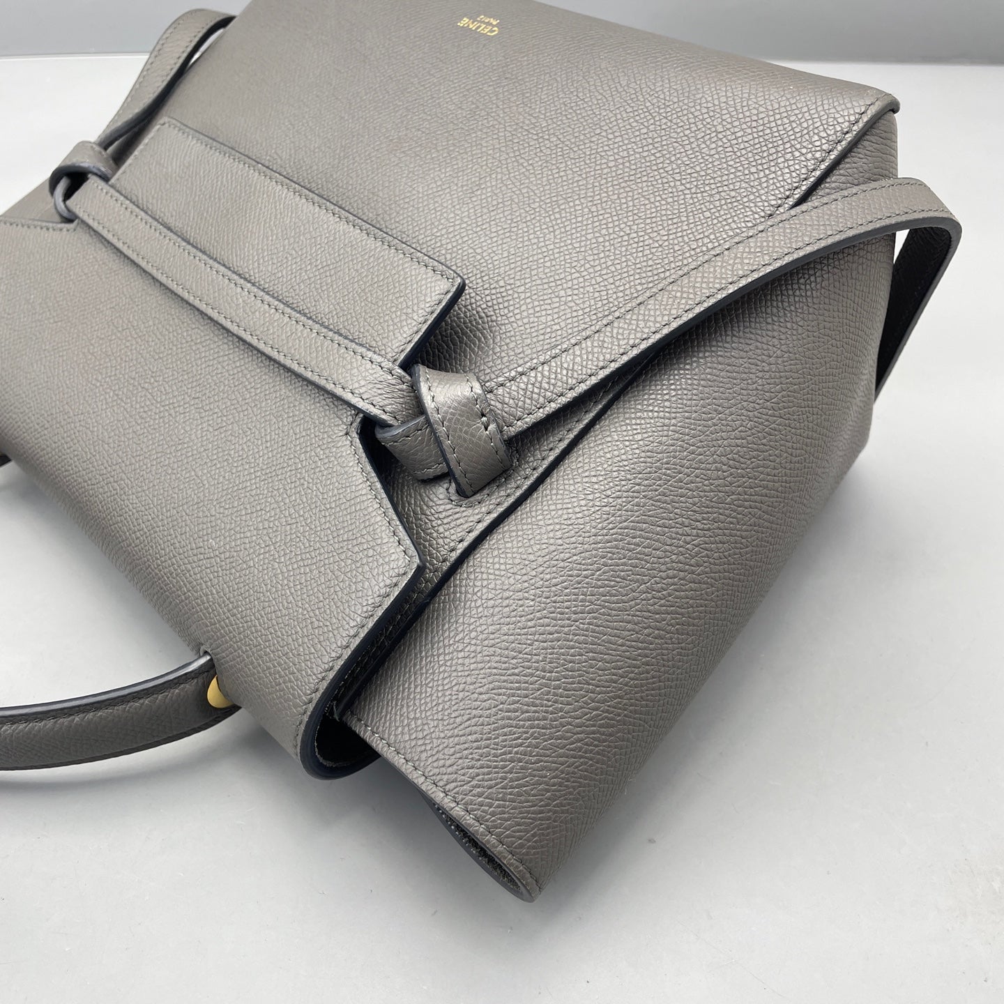 Celine - Belt Bag - Grained calfskin leather - Grey - (small)