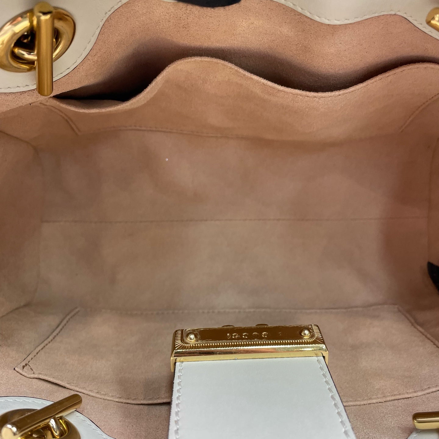Gucci - Padlock Small Tote Bag - GG Supreme canvas with leather trim - Beige and Cream with Gold-Tone Hardware - (Small)