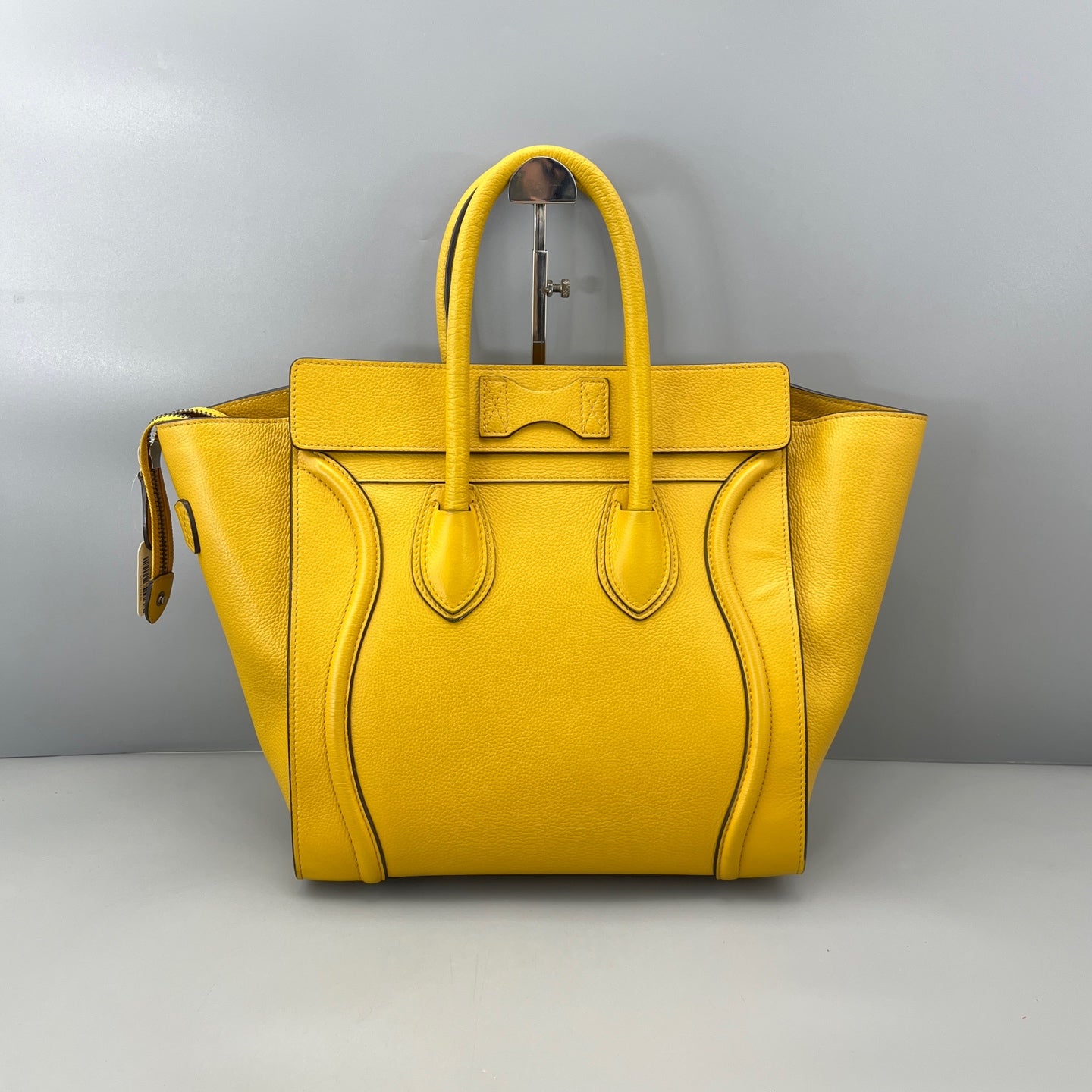 Celine - Luggage Mini - Grained calfskin leather - Yellow - (mini)