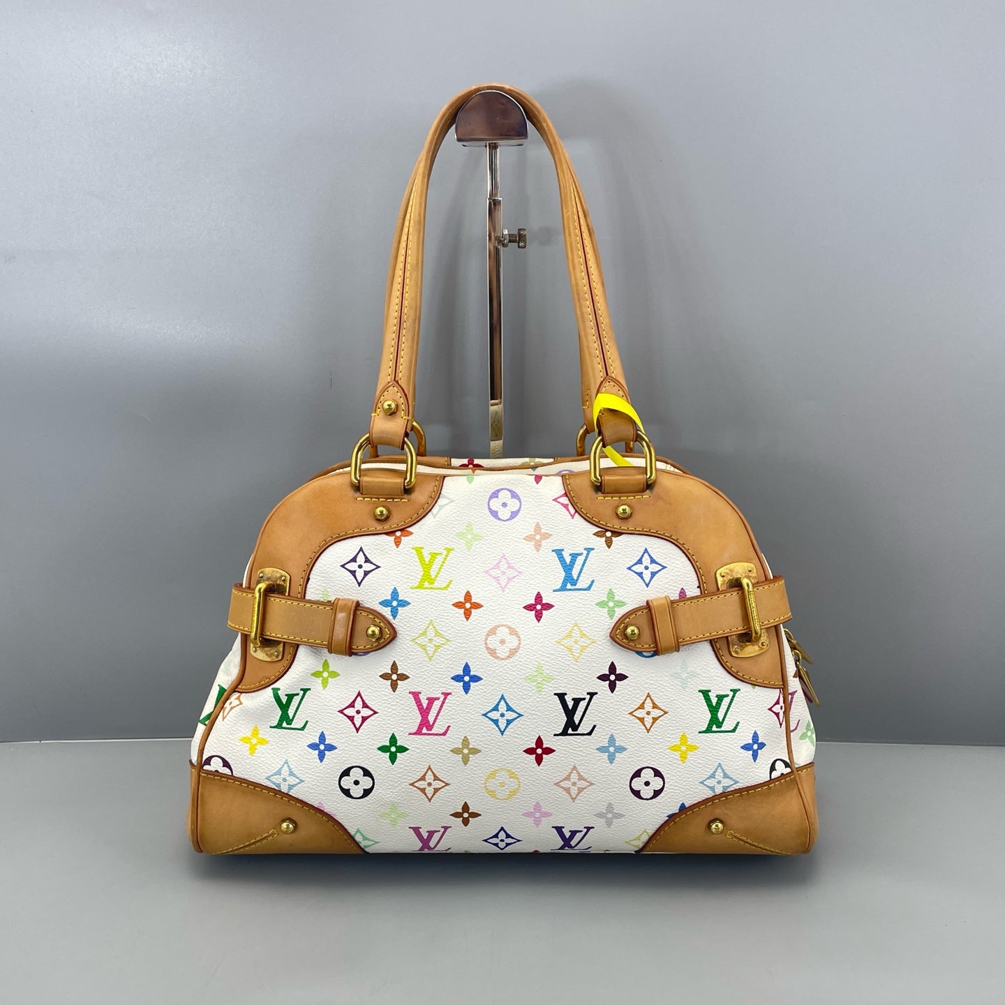 Louis Vuitton - Rita Top Handle Bag - Coated canvas and natural cowhide leather - Multicolour - (Large)