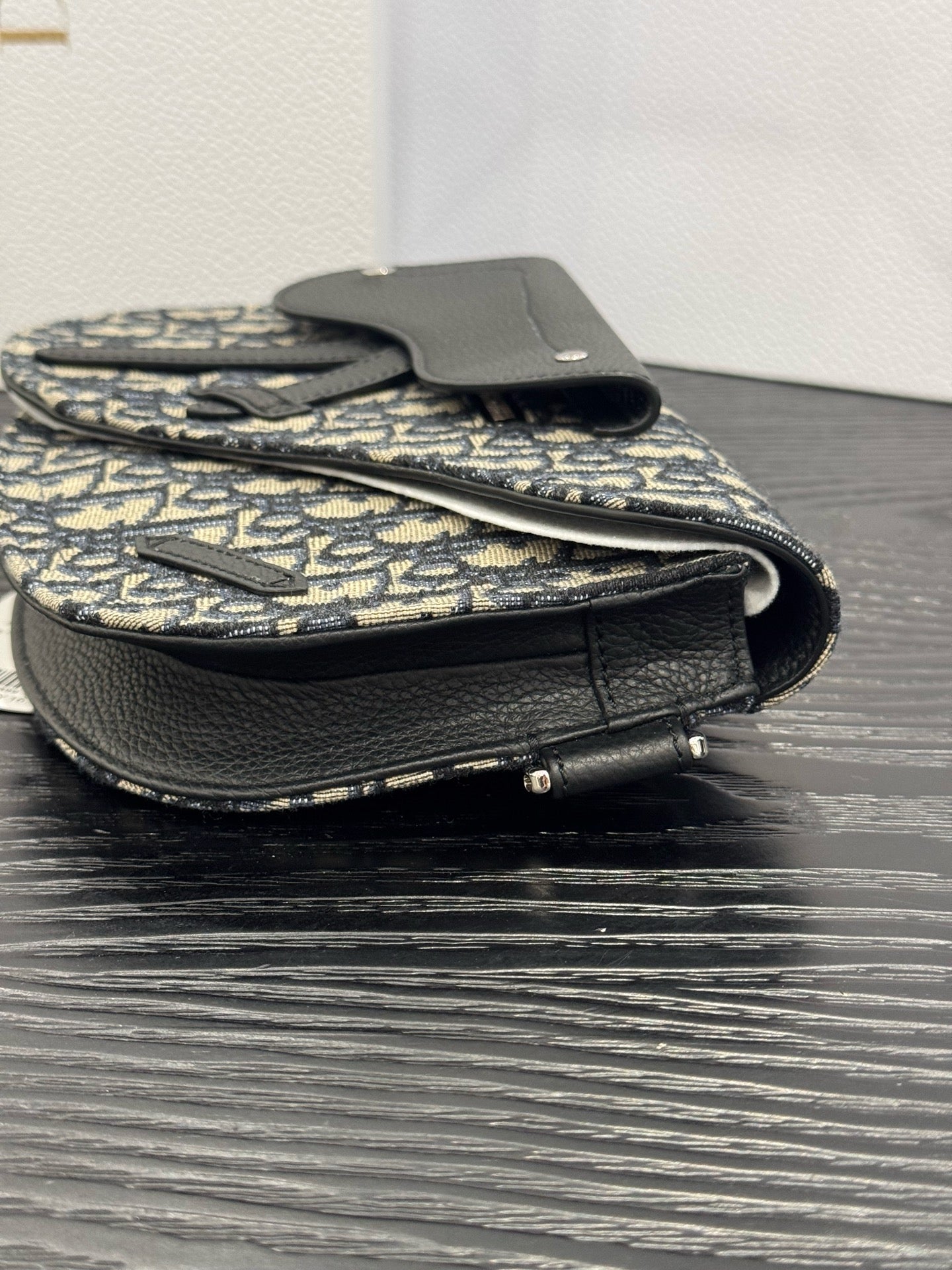 Dior - Saddle Belt Pouch - Dior Oblique jacquard canvas and grained calfskin leather - Multicolour - (small)