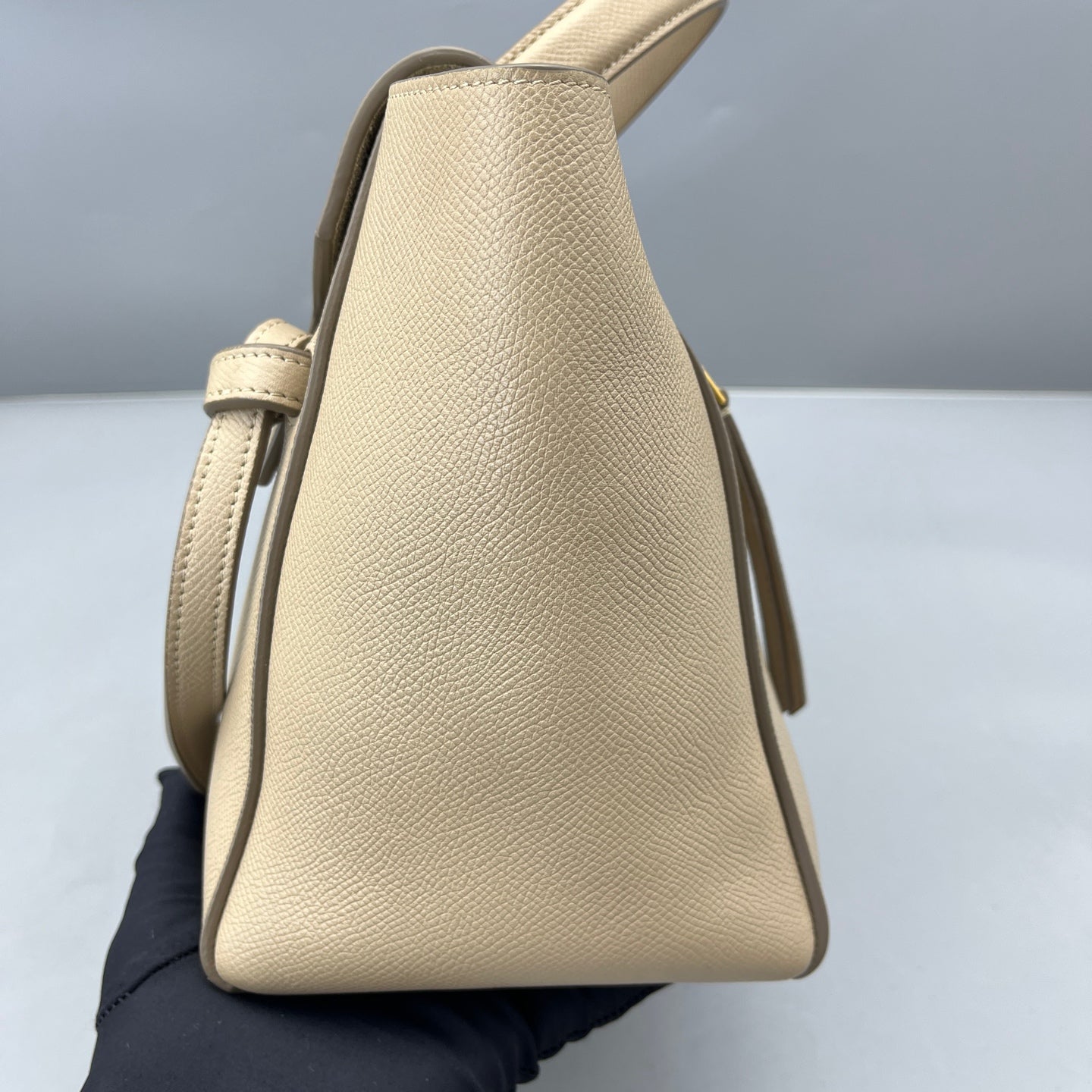 Celine - Belt Bag Small - Grained calfskin leather - Beige with Gold-Tone Hardware - (Small)