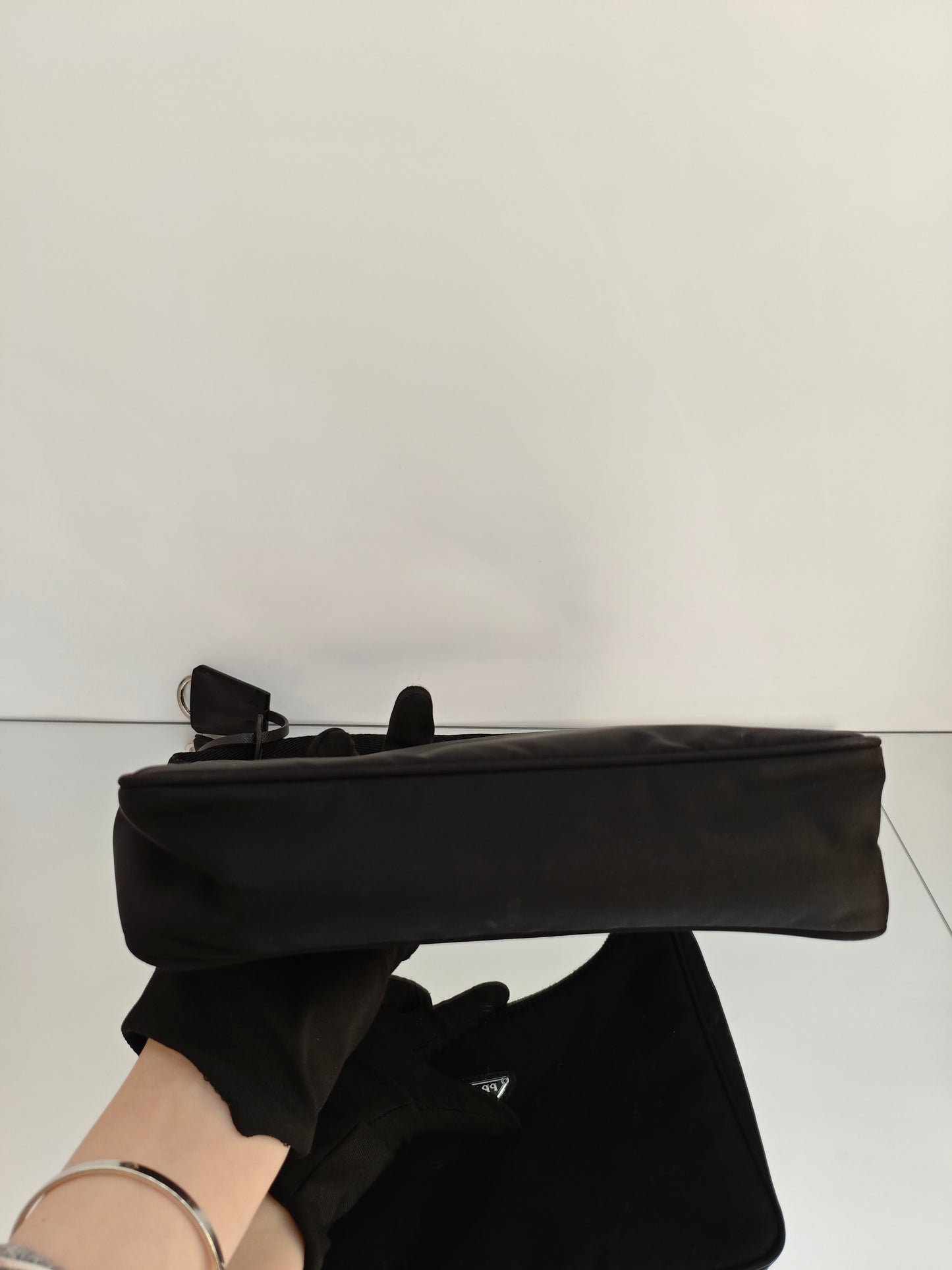 Prada - Re-Edition 2000 Hobo - Recycled nylon - Black - (mini)