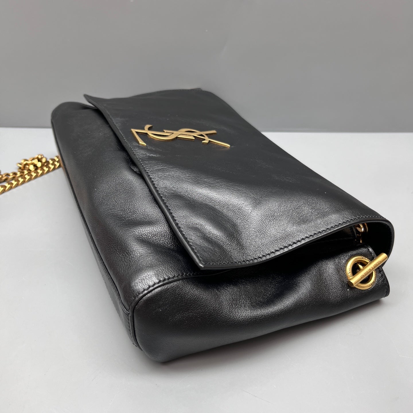 Saint Laurent - Kate - Calfskin leather - Black - (medium)
