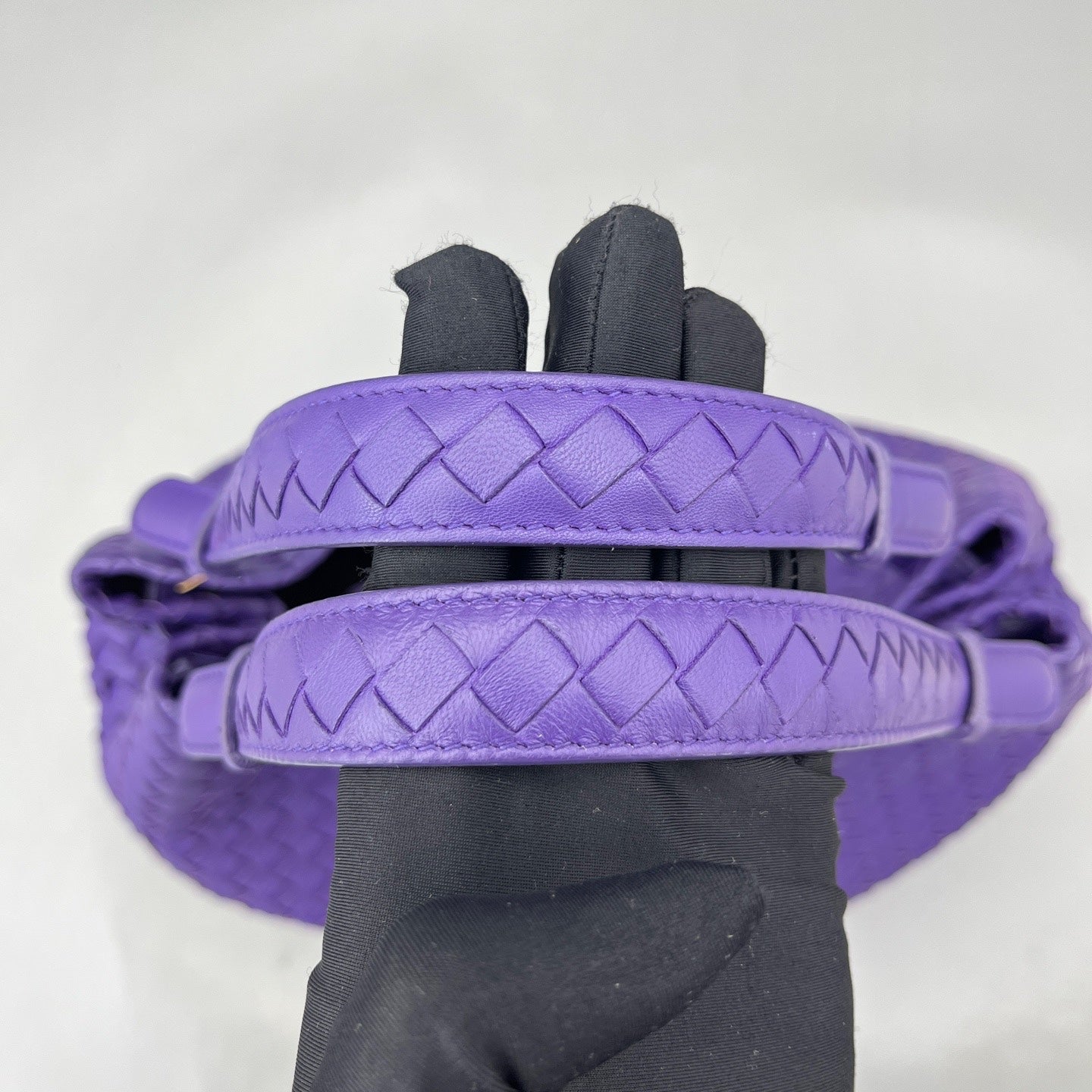 Bottega Veneta - Double Bridge Tote Bag - Lambskin leather - Purple - (medium)