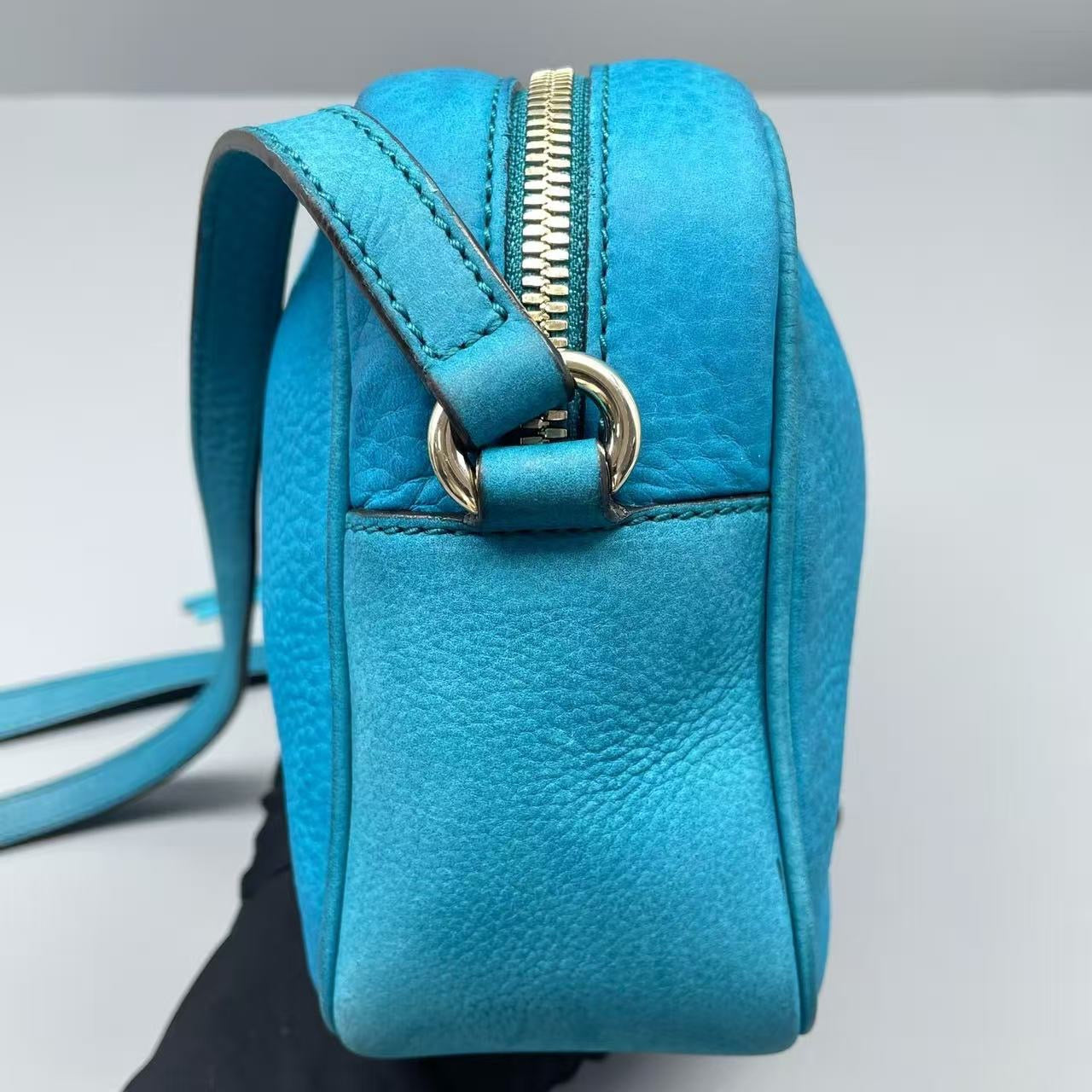 Gucci - Soho Camera Bag - Leather - Blue - (small)