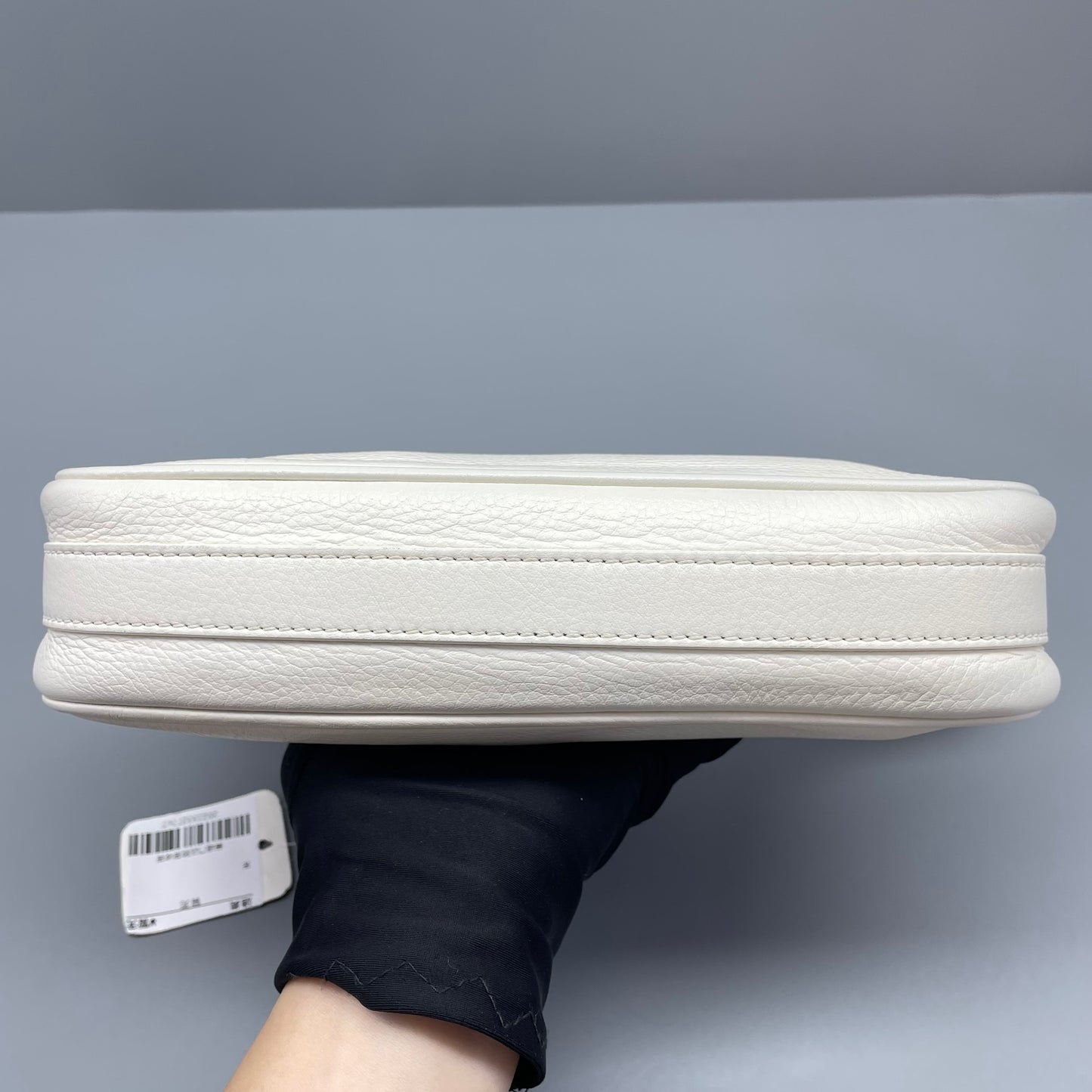 Dior - Vintage Large D-Charm Shoulder Bag - Leather - White - (mini)
