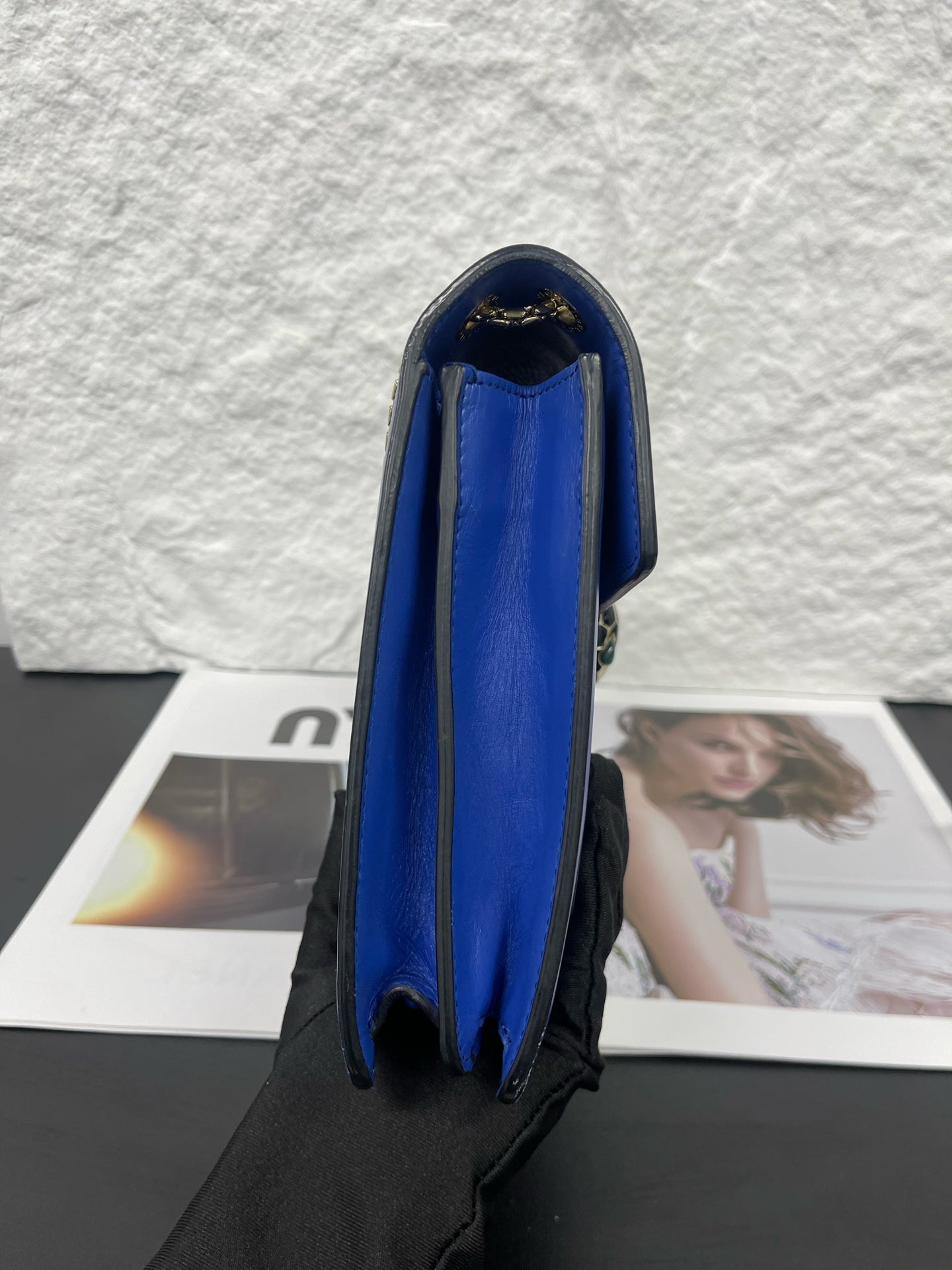 Bvlgari - Serpenti Forever - Leather - Blue - (medium)