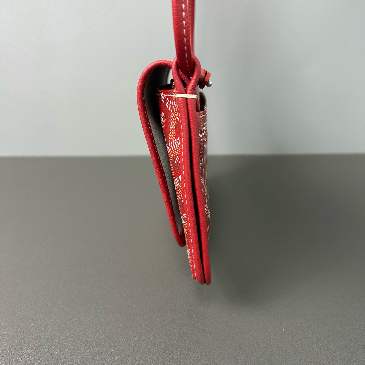 Goyard - Plumet - Goyardine canvas and leather - Red - (mini)