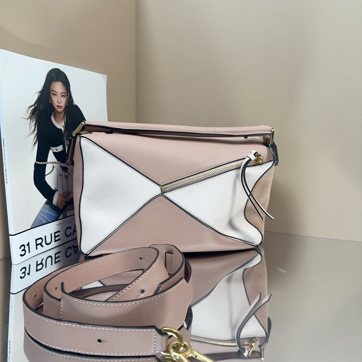 Loewe - Puzzle Bag - Leather, Suede - Multicolour - (small)