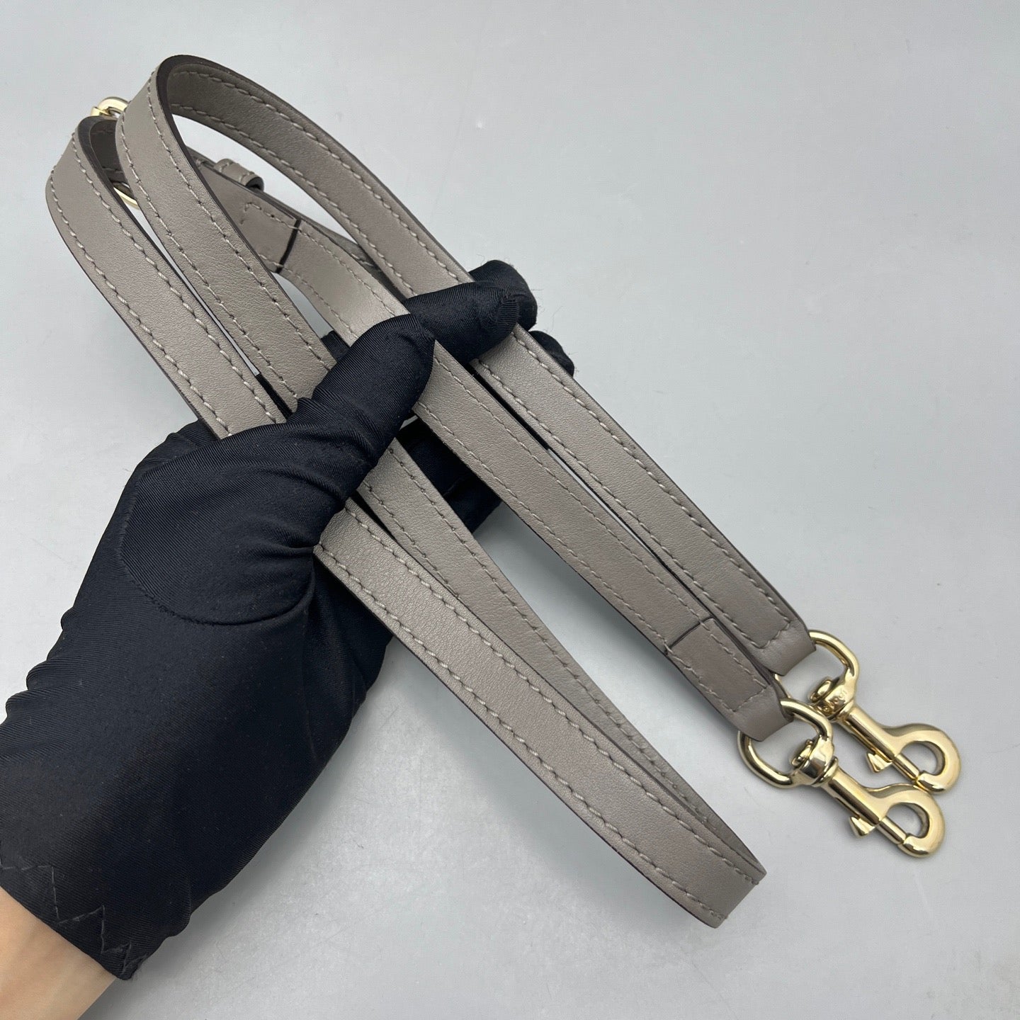 Gucci - Microguccissima Boston Bag - Leather - Grey - (medium)