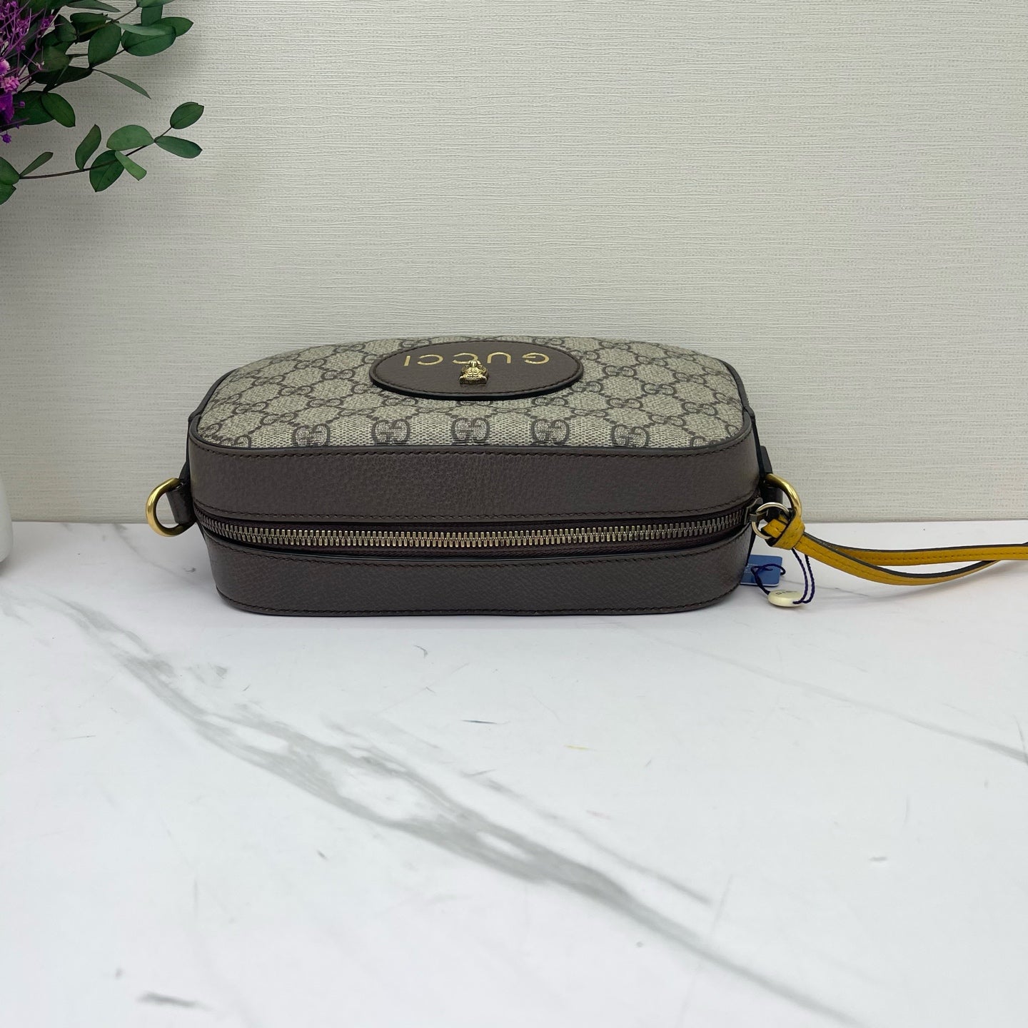 Gucci - GG Supreme Tiger Head Camera Bag - Coated canvas and leather - Beige - (Small)