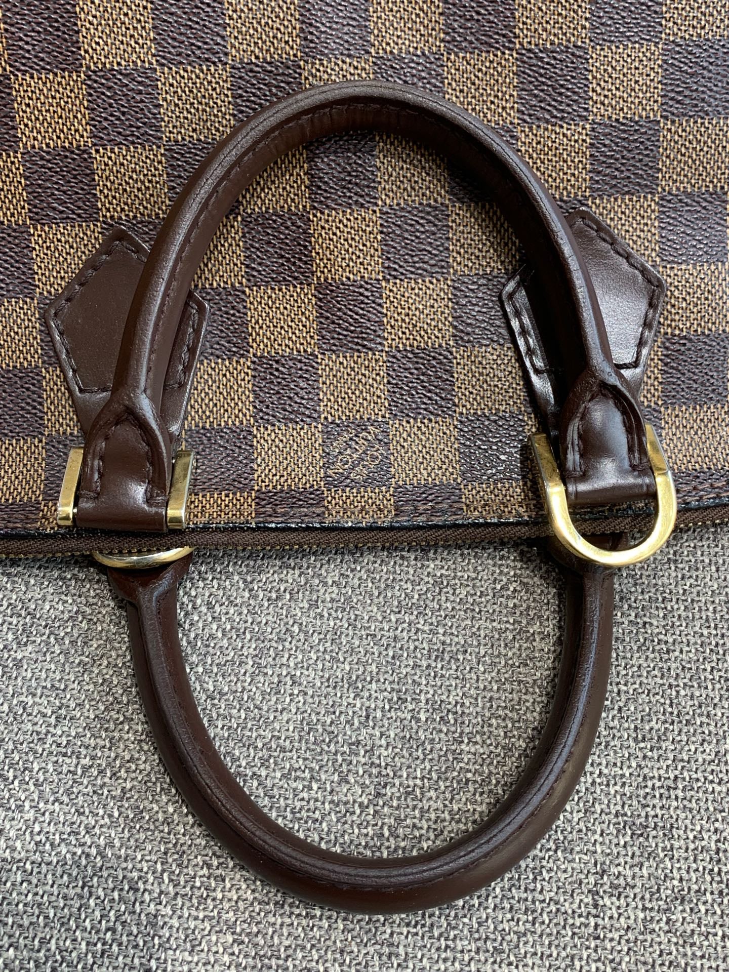Louis Vuitton - Alma PM - Damier Ebene coated canvas with leather trim - Brown - (medium)