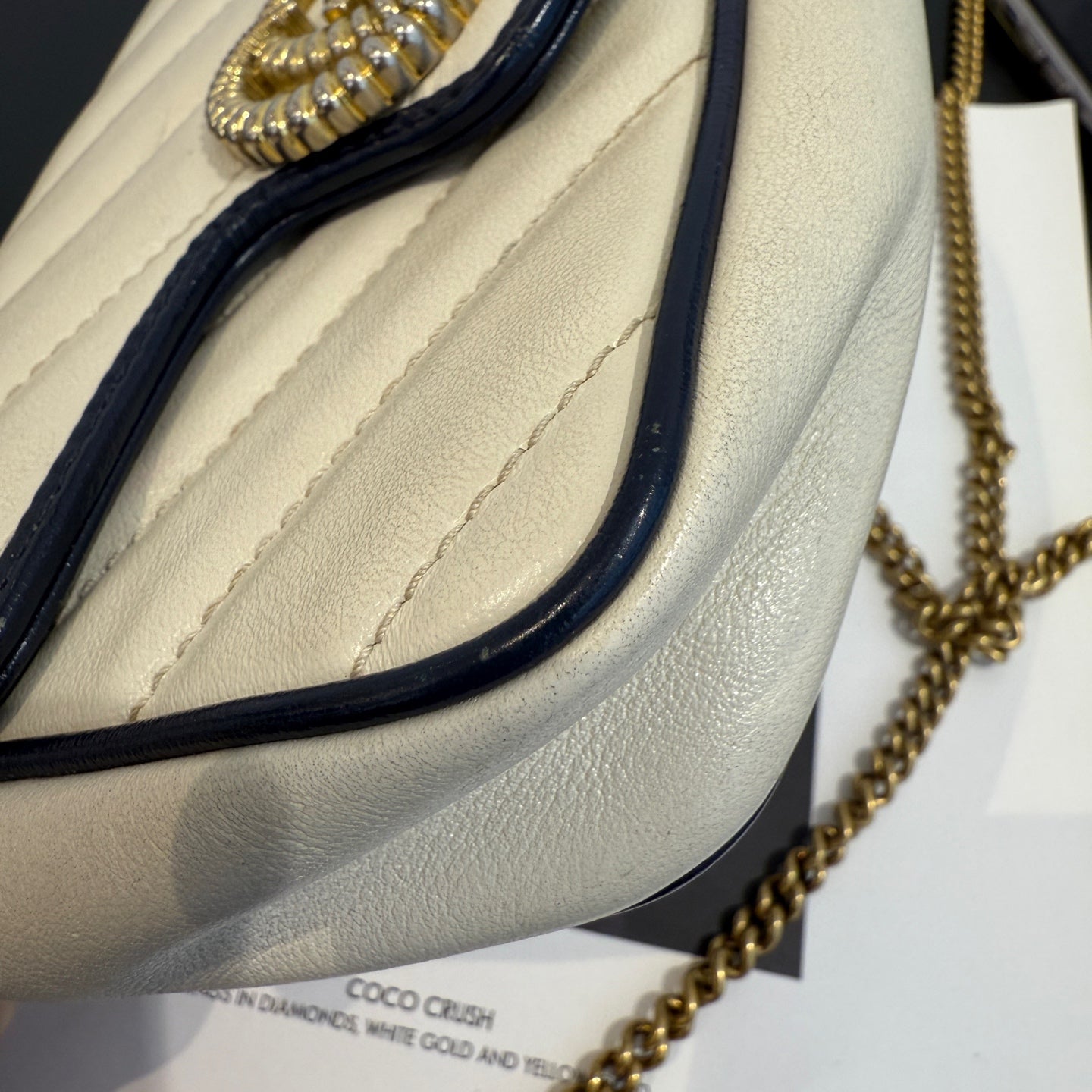 Gucci - Marmont Mini Shoulder/Crossbody Chain Bag - Leather - Multicolour - (mini)