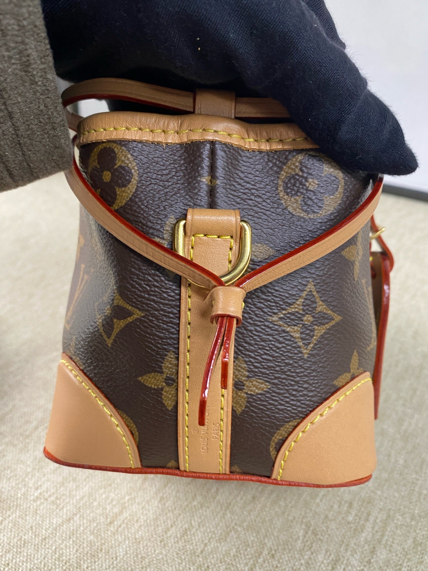 Louis Vuitton - Nano Noe - Monogram coated canvas with Vachetta leather trim - Brown - (mini)
