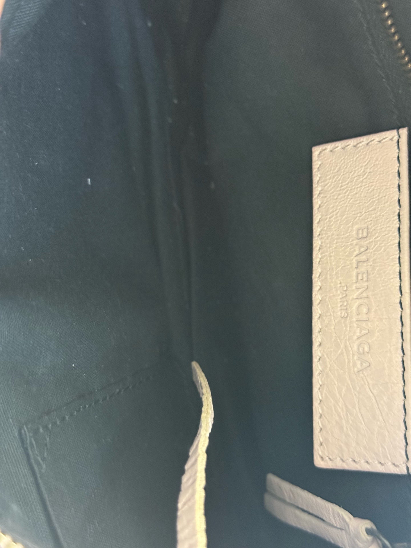 Balenciaga - First - Waxed leather - Pink - (small)