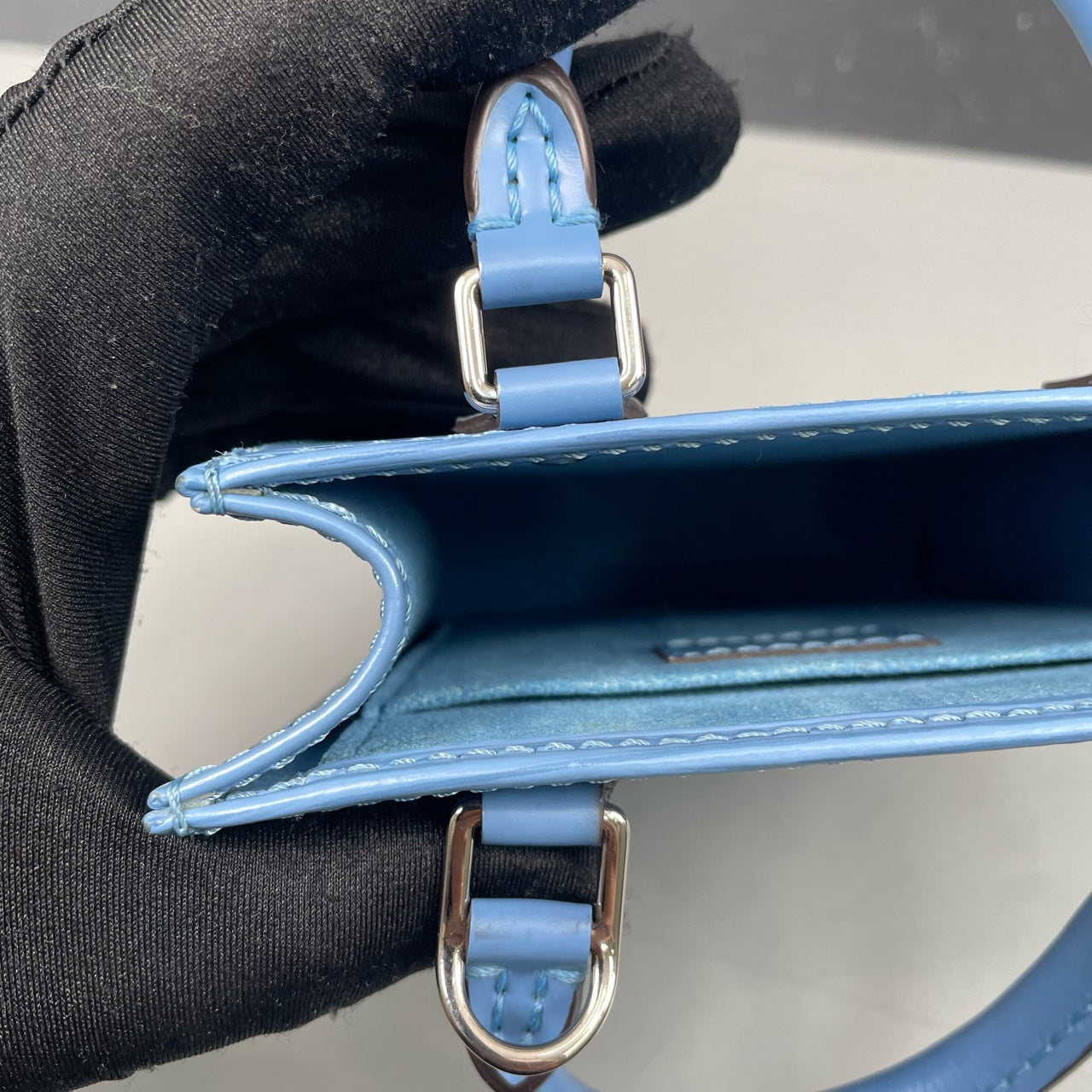 Louis Vuitton - Petit Sac Plat - Leather - Blue - (mini)
