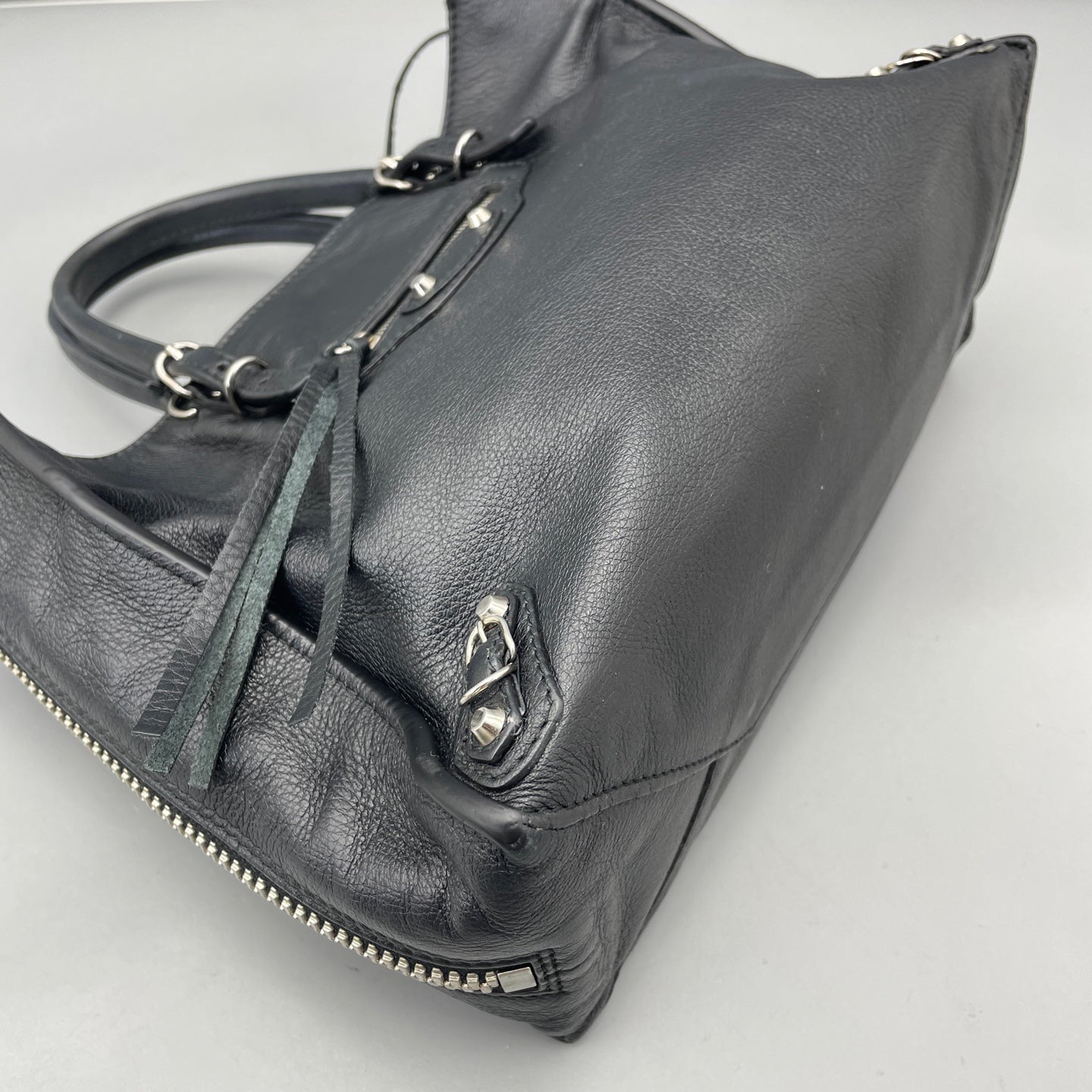 Balenciaga - Papier A4 Tote - Grained leather - Black - (small)