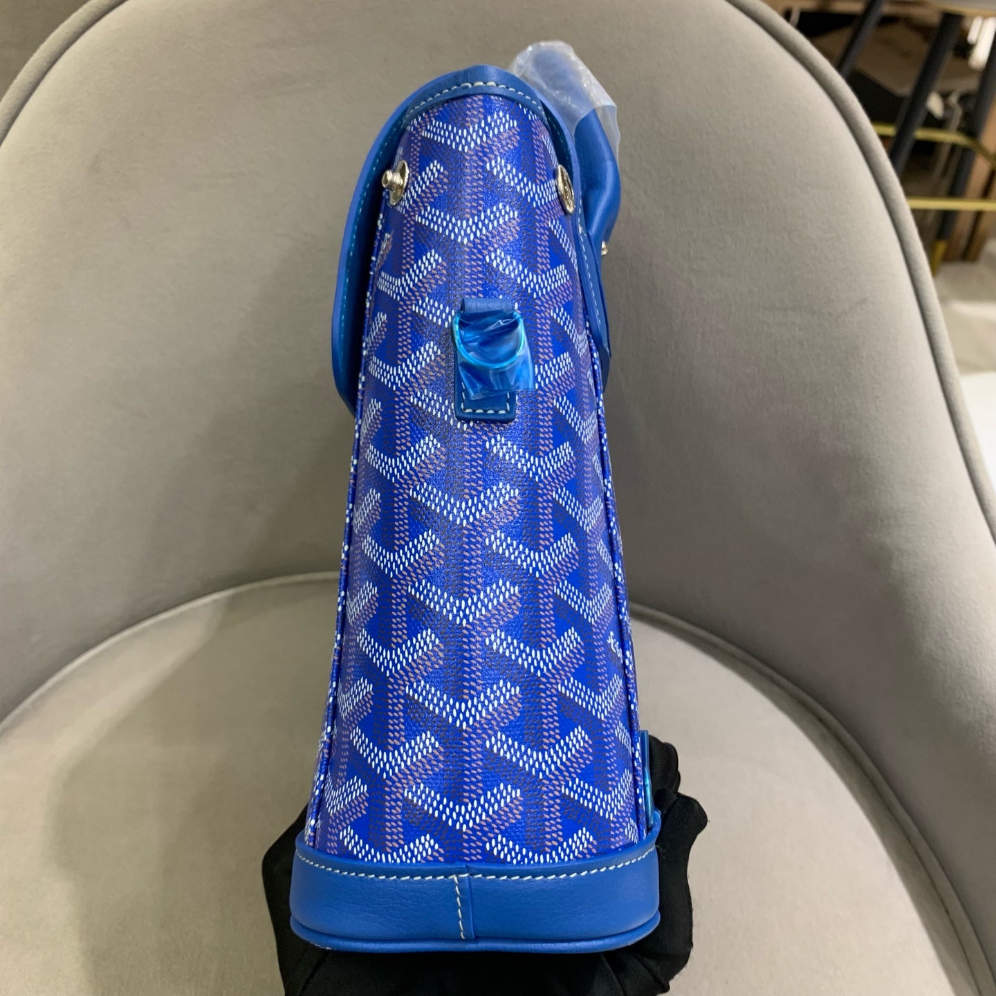 Goyard - Alpin Mini - Goyardine canvas and leather trim - Blue - (mini)