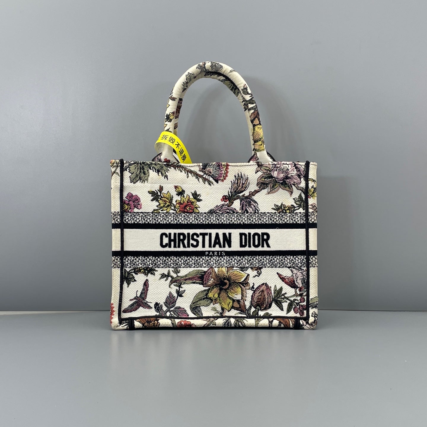 Dior - Book Tote Small - Cloth - White - (Small)
