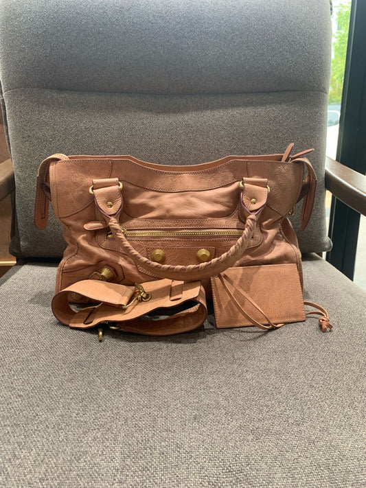 Balenciaga - City - Leather - Pink - (Medium)