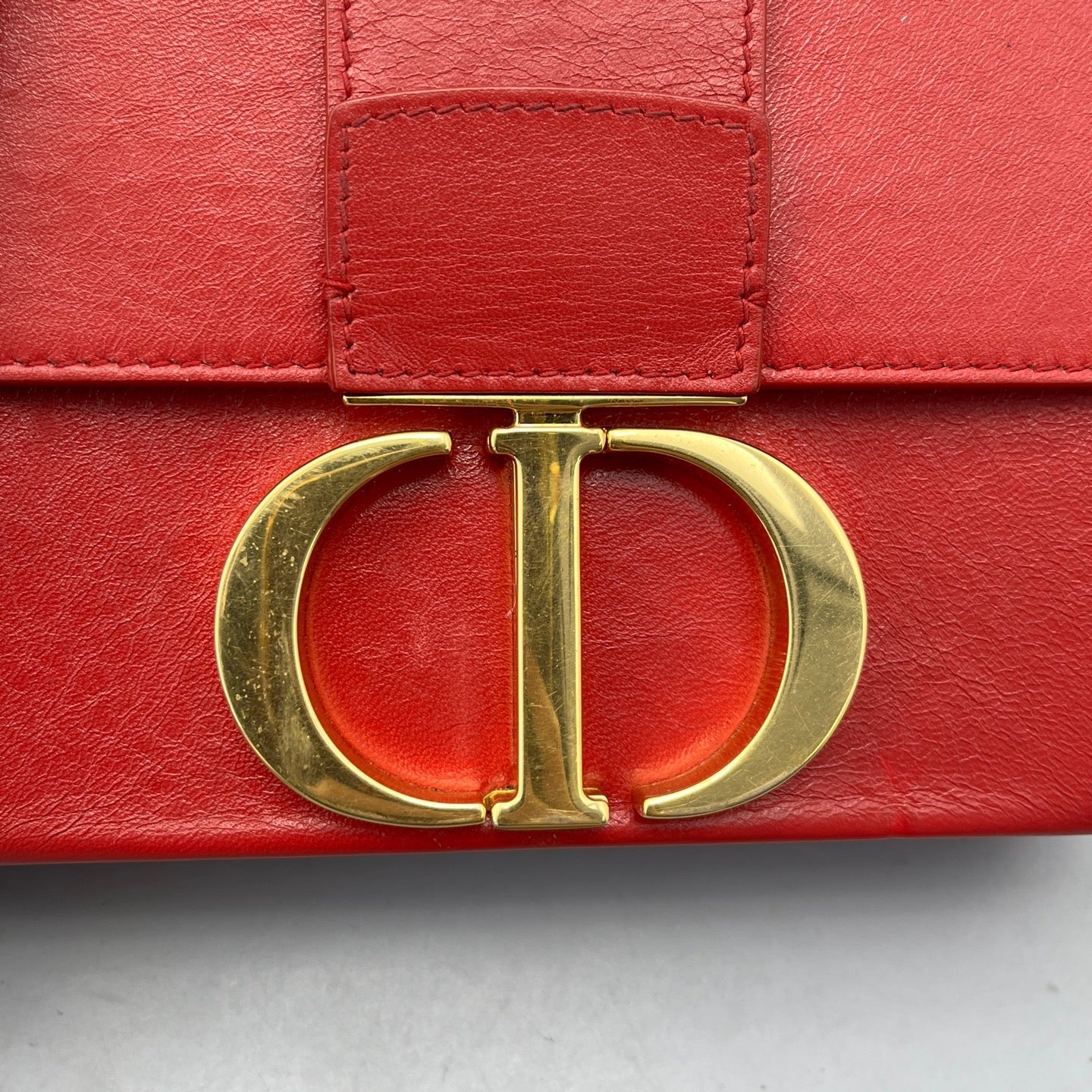 Dior - 30 Montaigne Mini - Leather - Red - (mini)