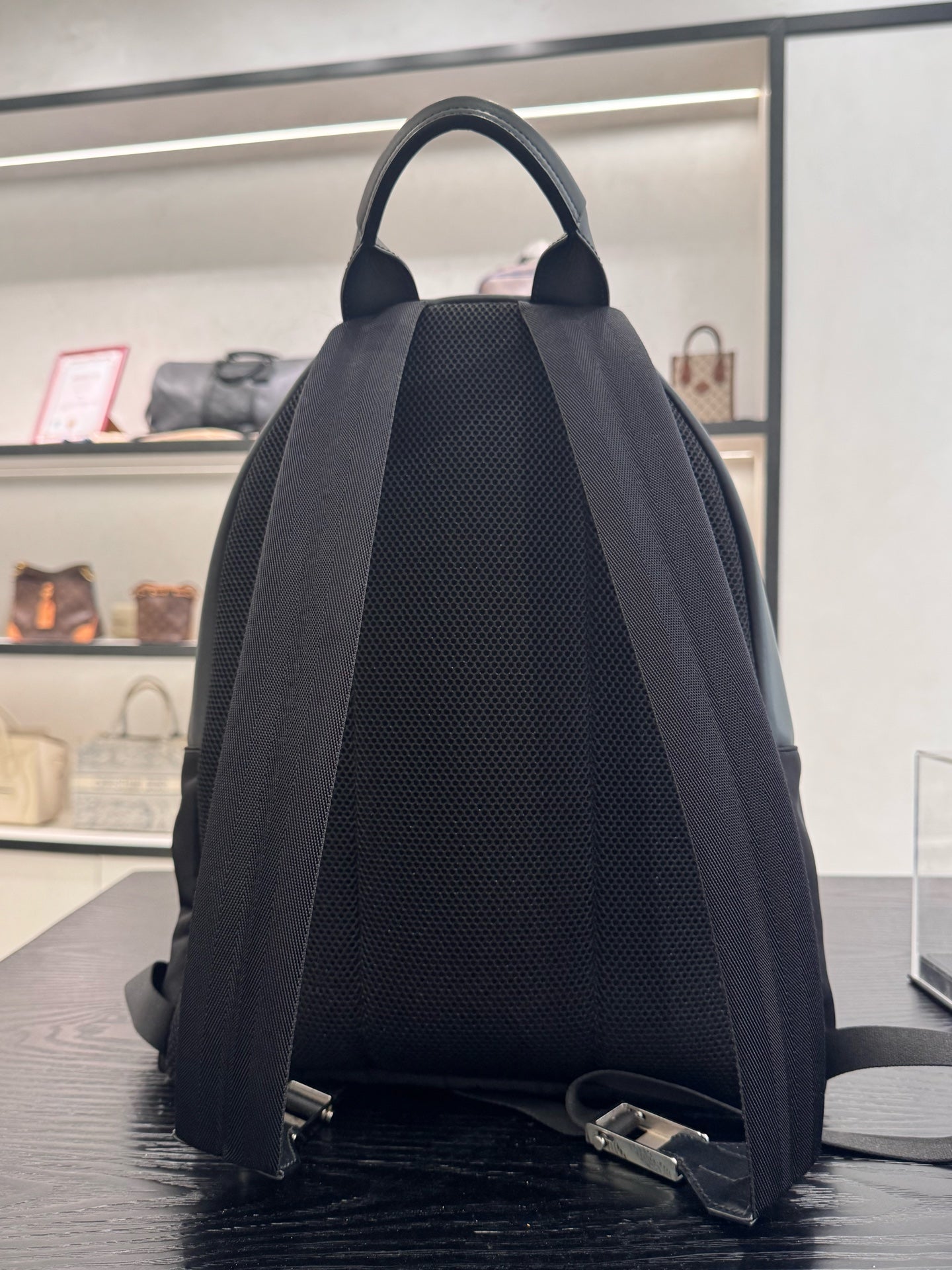 Fendi - Monster Eyes Backpack - Polyamide and Leather - Black - (Medium)