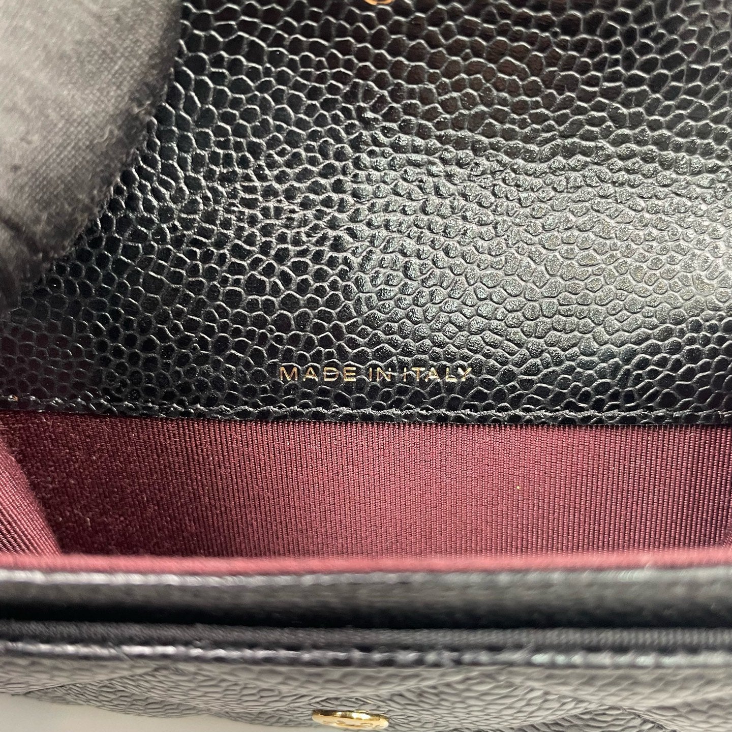 Chanel - Classic Flap Coin Purse - Caviar leather - Black - (mini)