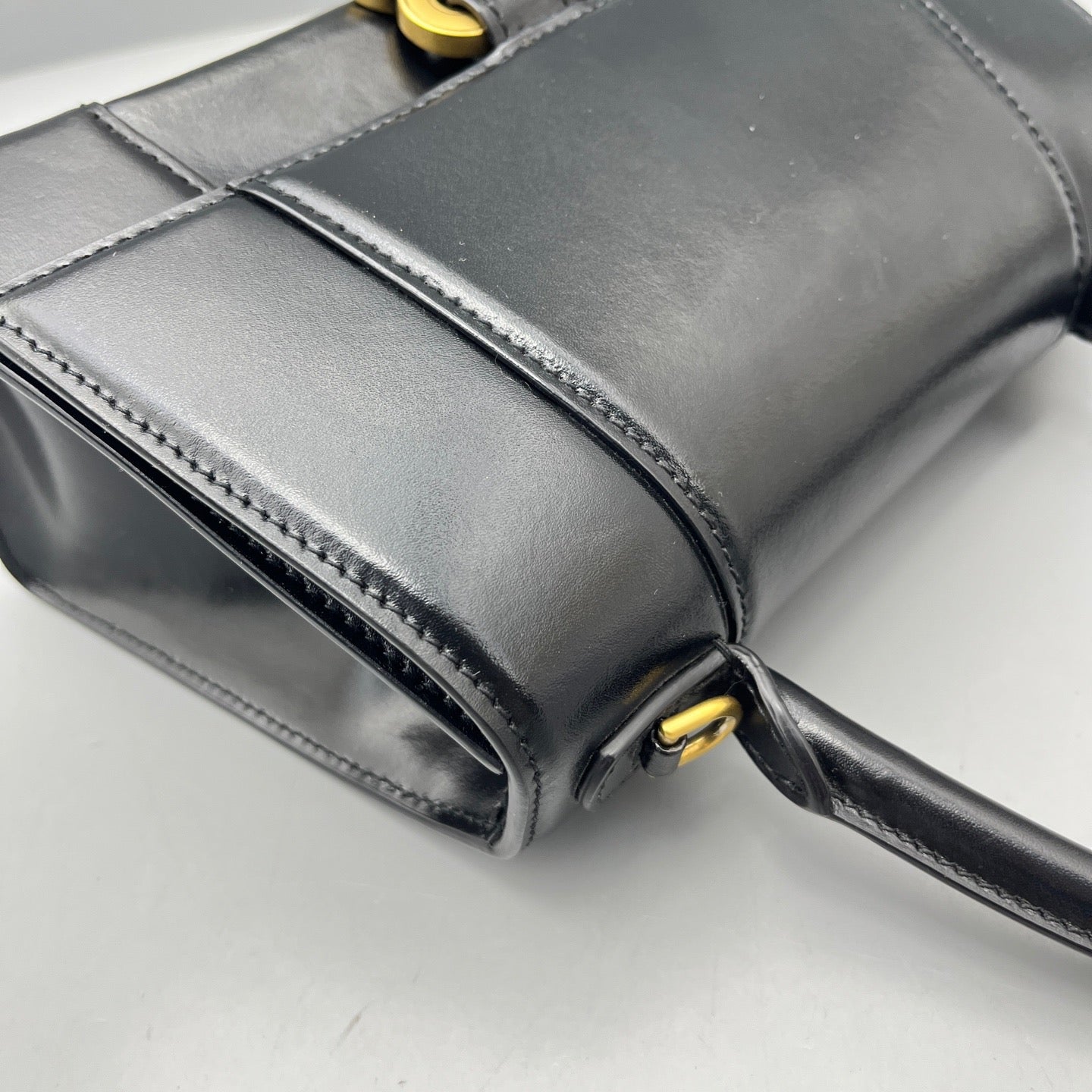 Balenciaga - Hourglass Small Top Handle Bag - Smooth leather - Black - (Small)