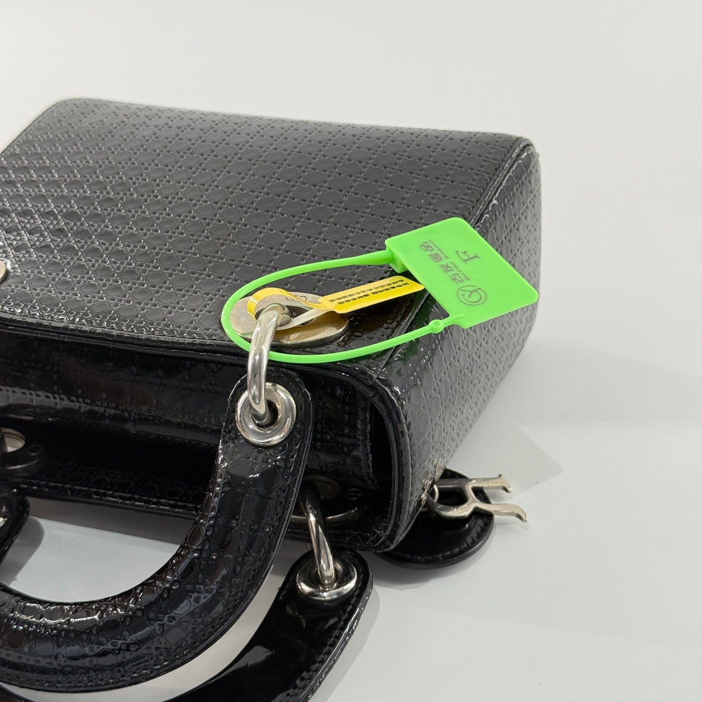 Dior - Lady Dior Mini - Patent leather - Black - (mini)