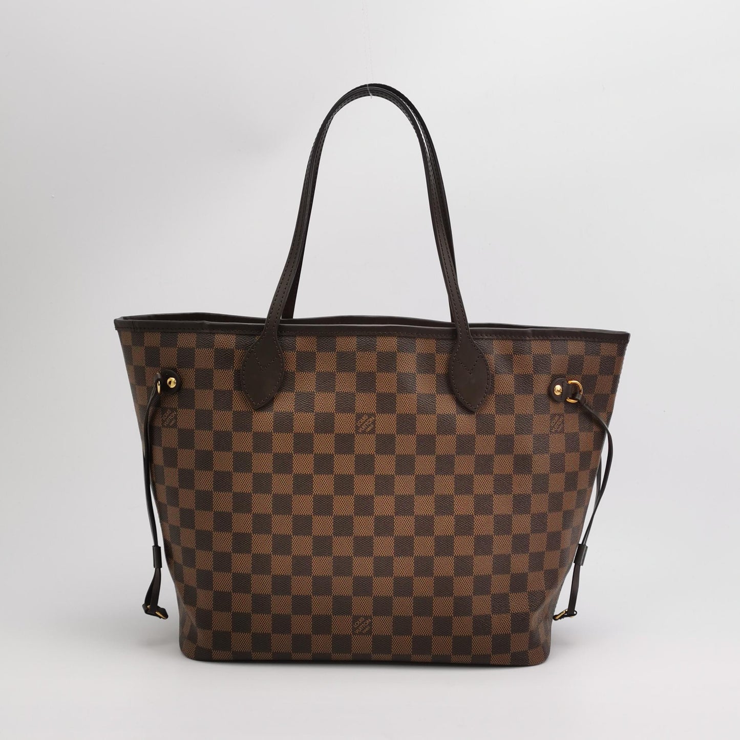 Louis Vuitton - Neverfull MM - Damier Ebene coated canvas with leather trim - Brown - (Medium)