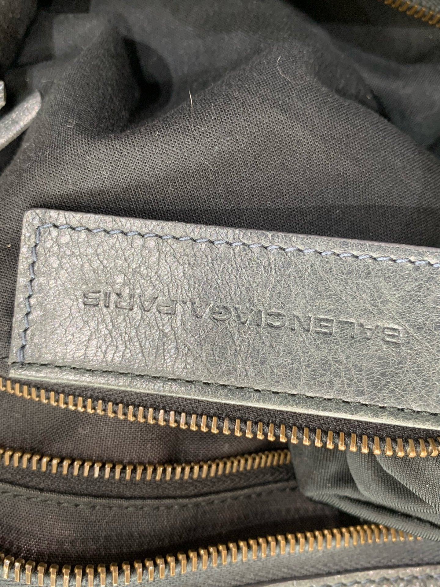 Balenciaga - City - Leather - Grey - (large)
