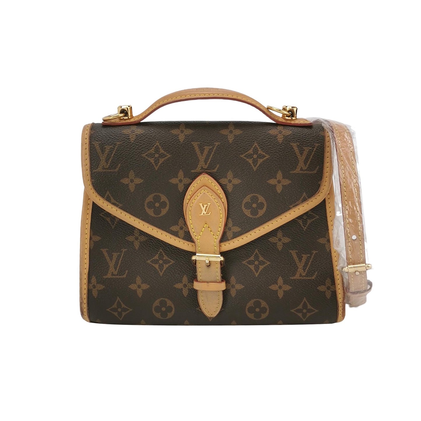 Louis Vuitton - Ivy Vintage Messenger - Monogram coated canvas with natural cowhide leather trim - Brown - (small)