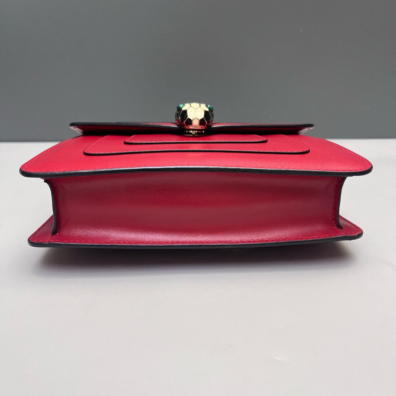 Bvlgari - Serpenti Forever Flap Cover Bag - Cowhide leather - Red - (Small)