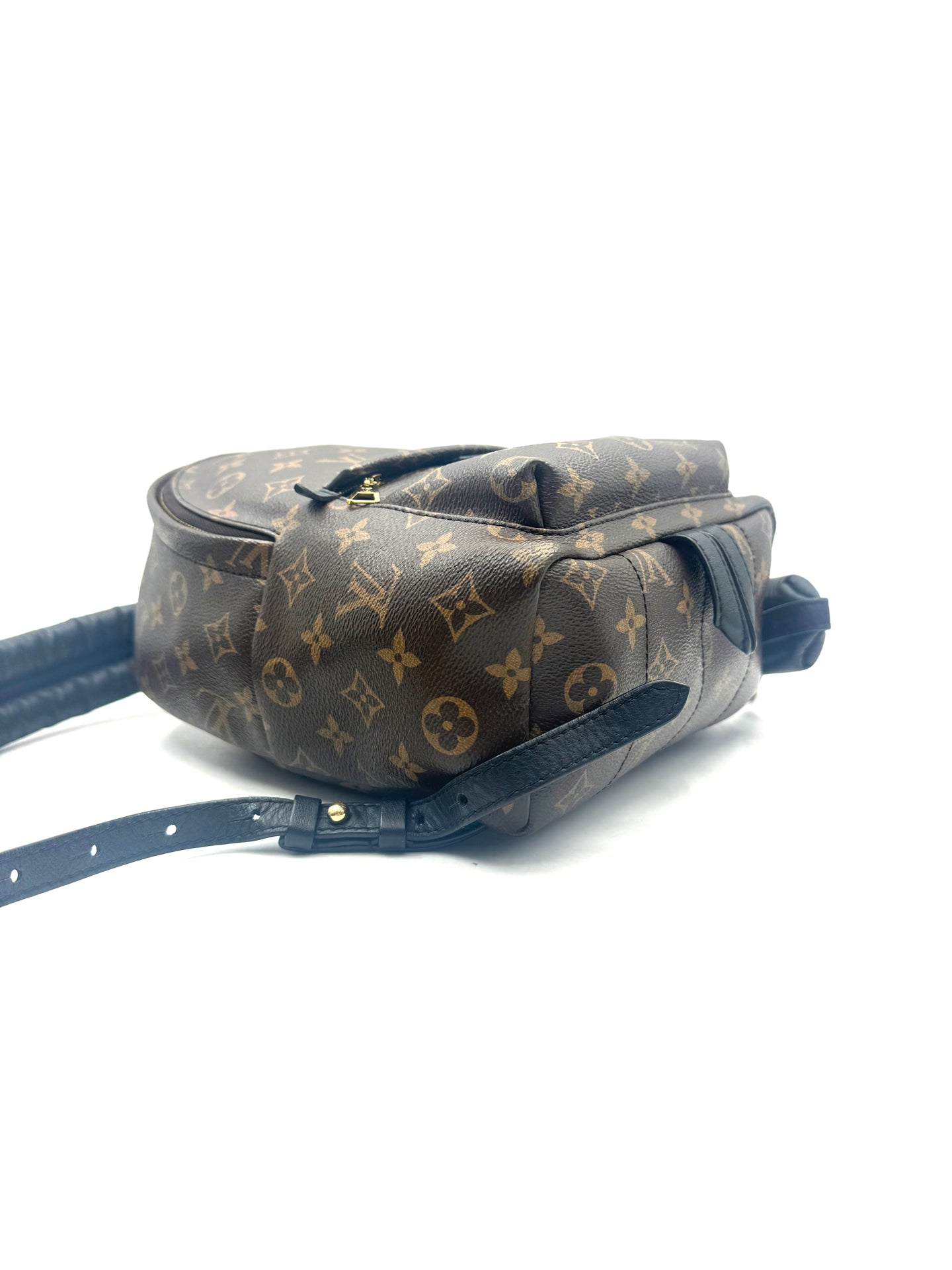 Louis Vuitton - Palm Springs Mini Backpack - Coated canvas and soft cowhide leather - Brown and Black - (mini)