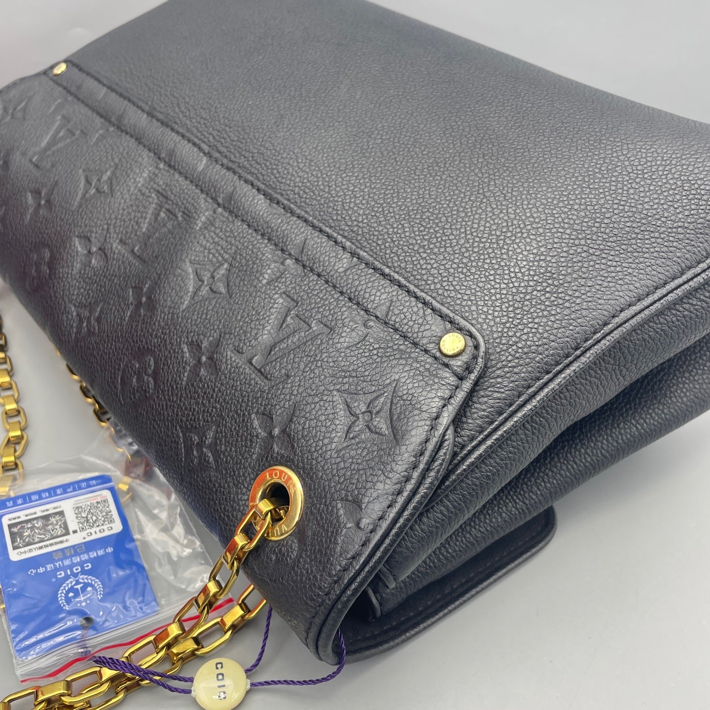 Louis Vuitton - Saint Sulpice MM - Monogram Empreinte leather - Black - (Medium)