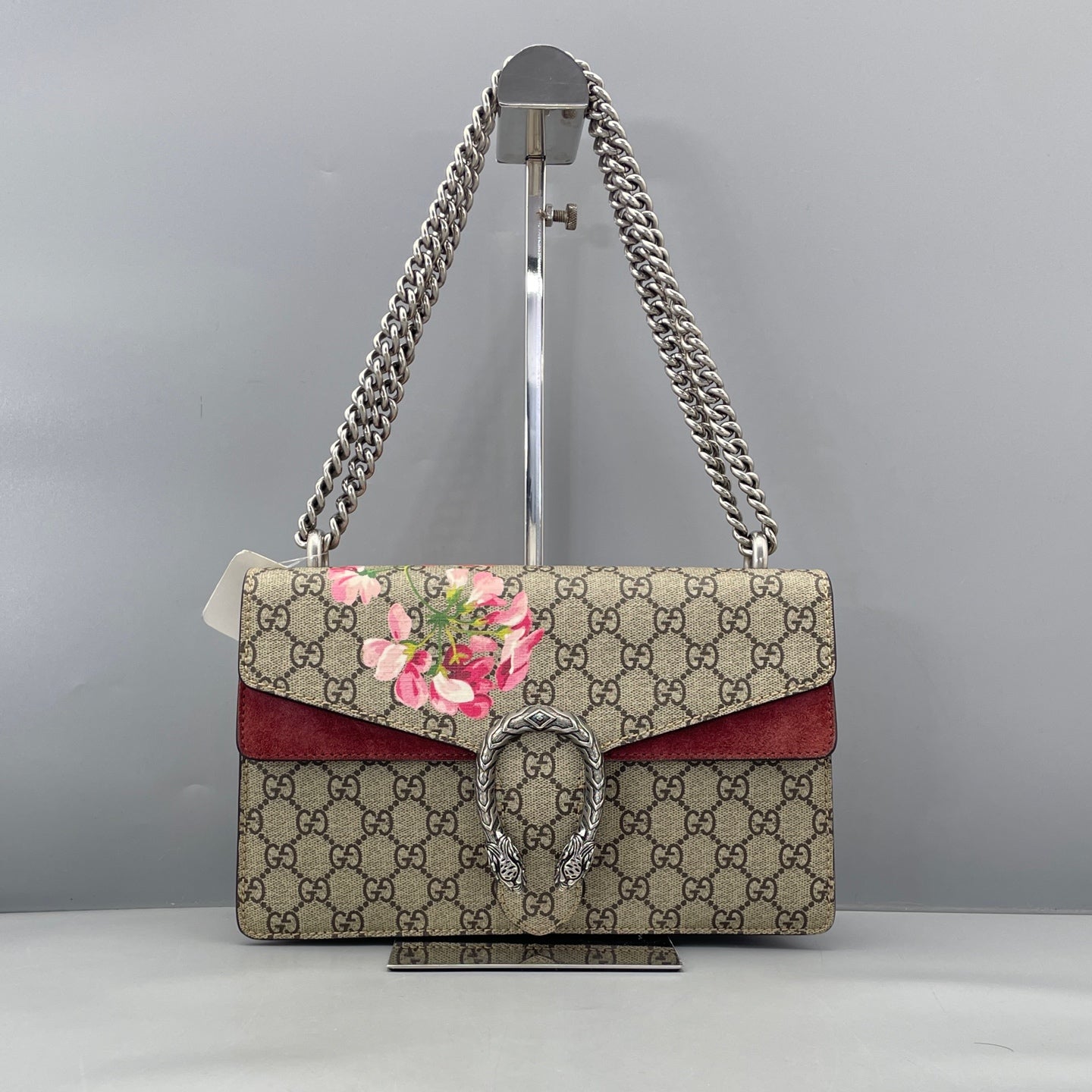 Gucci - Dionysus - GG Supreme coated canvas with suede lining and trim - Beige, Red, Multicolour - (medium)