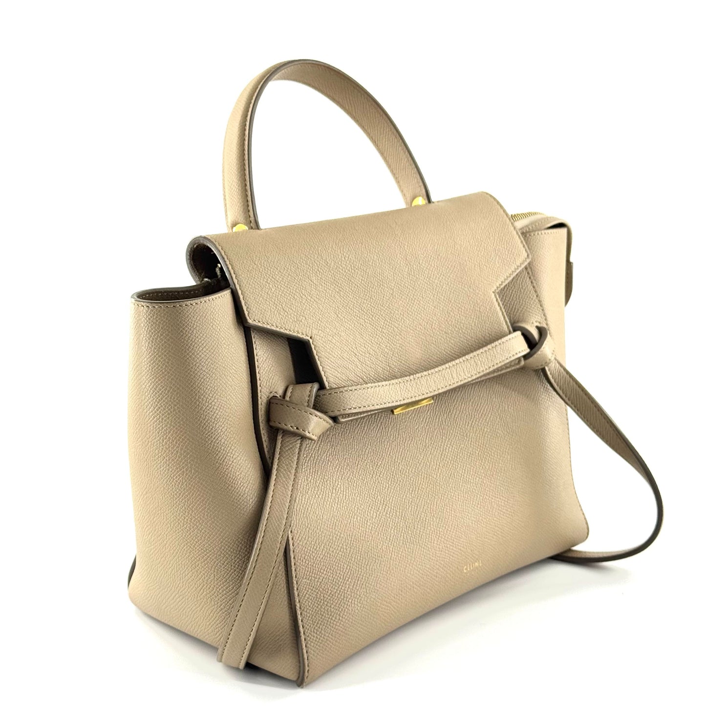Celine - Belt Bag - Grained calfskin leather - Beige - (Small)