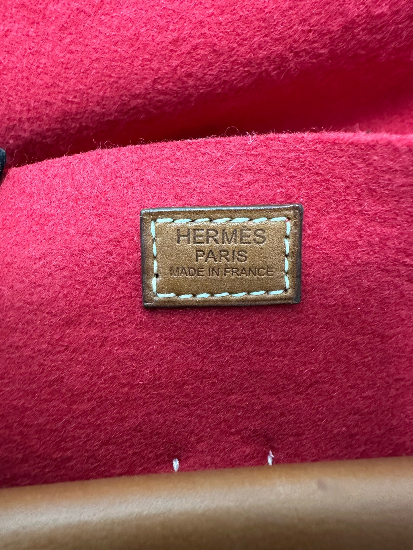 Hermès - Feudou Tote - Felt and Leather - Red - (Large)