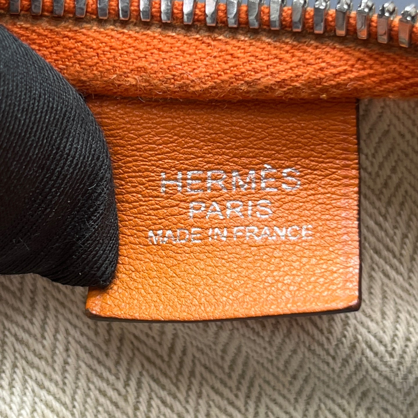 Hermès - Massai Cut Tote Bag - Supple calfskin leather - Orange - (Large)