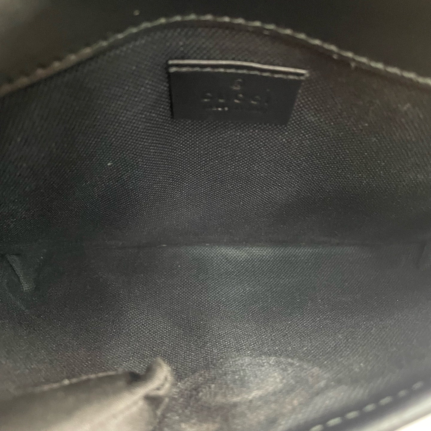 Gucci - GG Supreme Belt Bag - Coated canvas with leather trim - Black - (small)