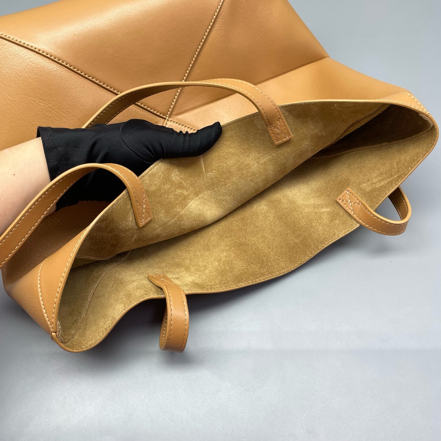 LOEWE - Geometric Tote Bag - Leather - Beige - (Medium)