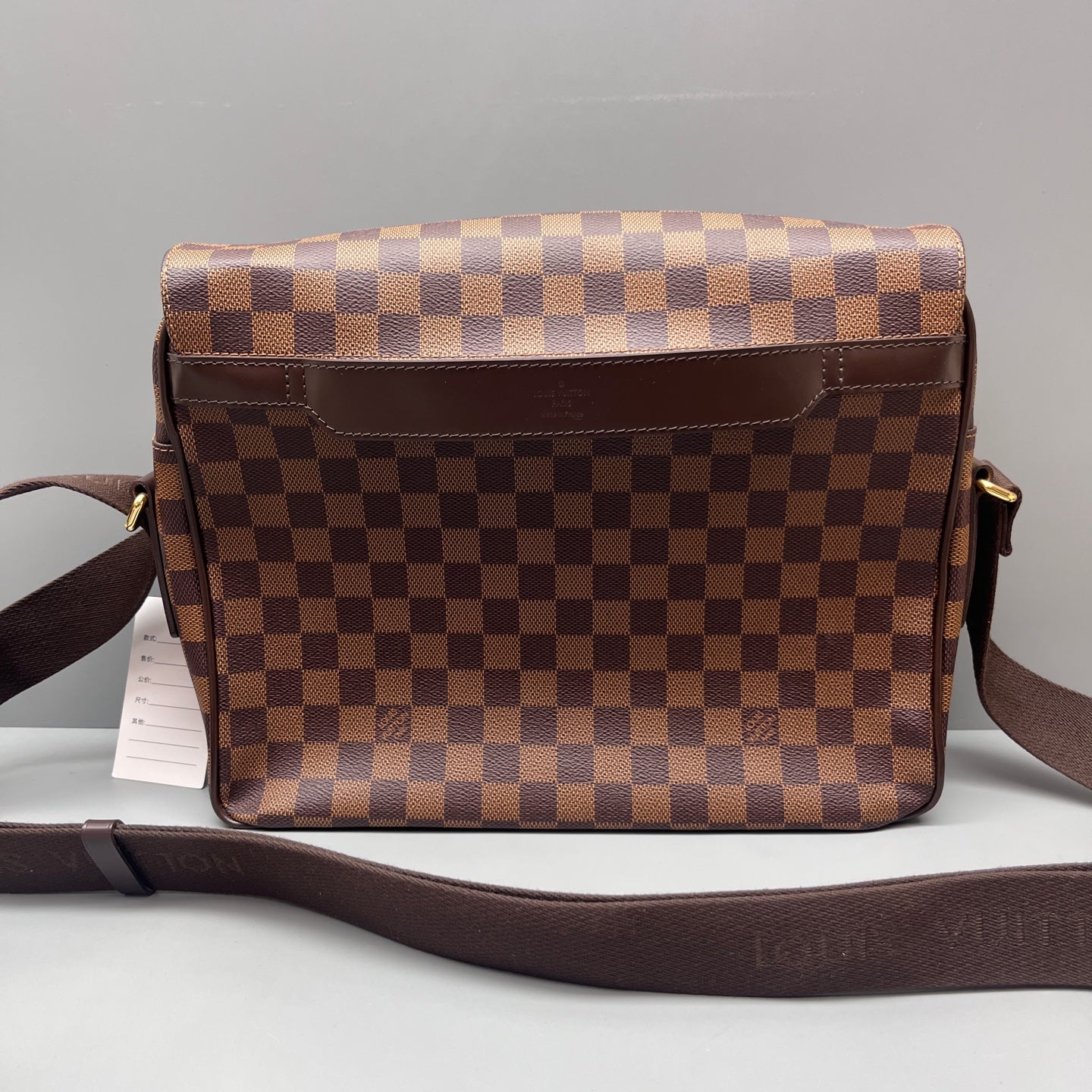 Louis Vuitton - Brooklyn Flap Messenger Bag - Damier Ebene coated canvas with leather trim - Brown - (Medium)