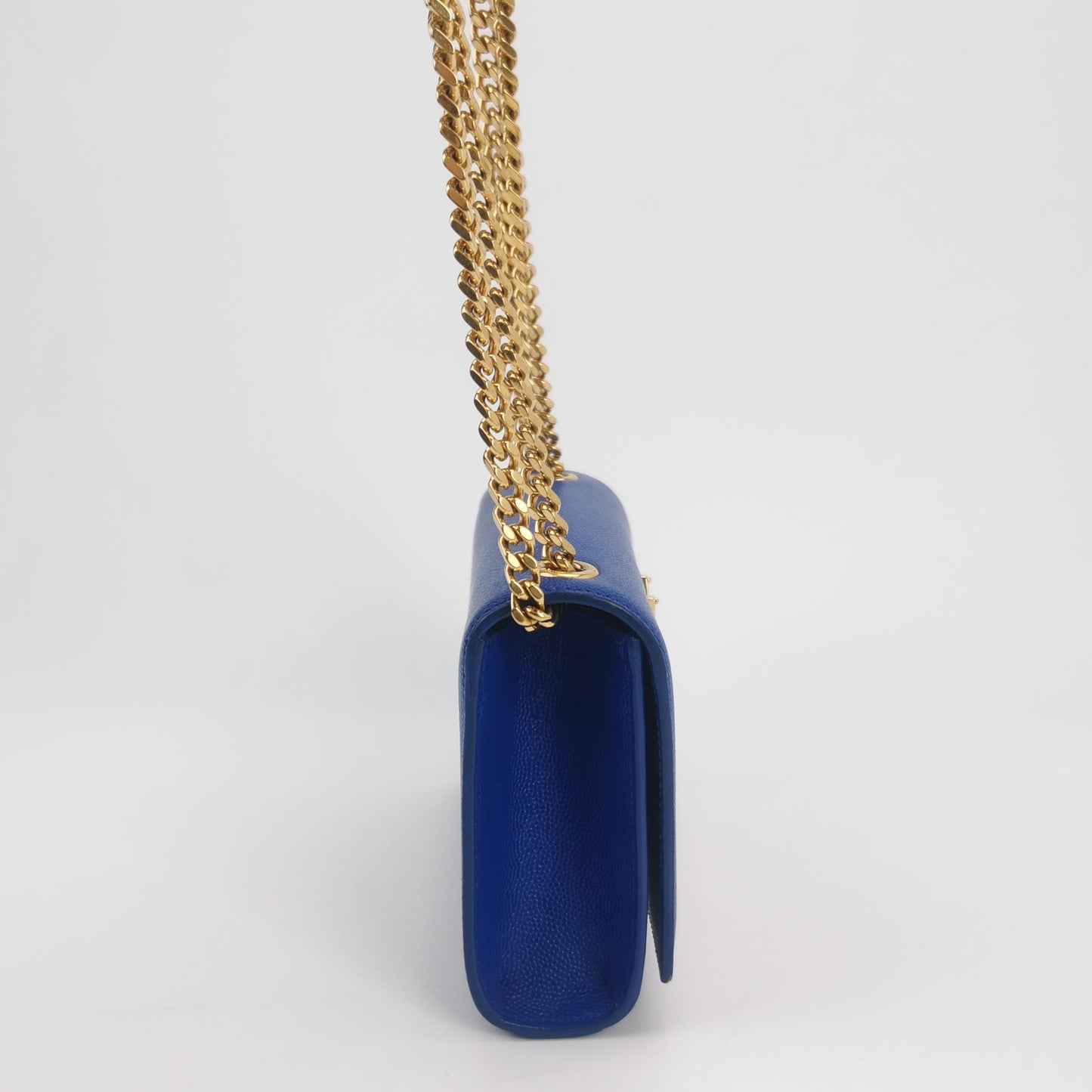 Saint Laurent - Kate - Grained Leather - Blue - (mini)