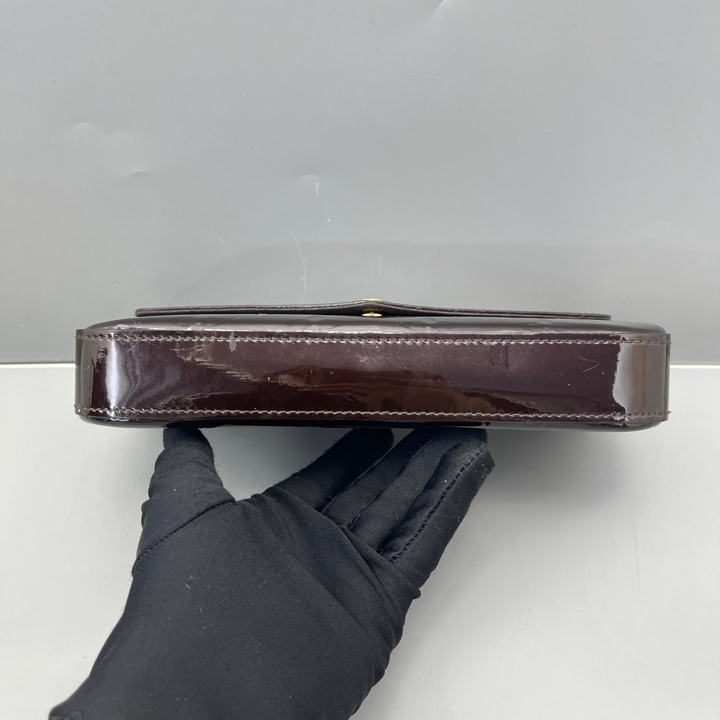 Louis Vuitton - Félicie Pochette - Monogram Vernis leather - Burgundy - (small)