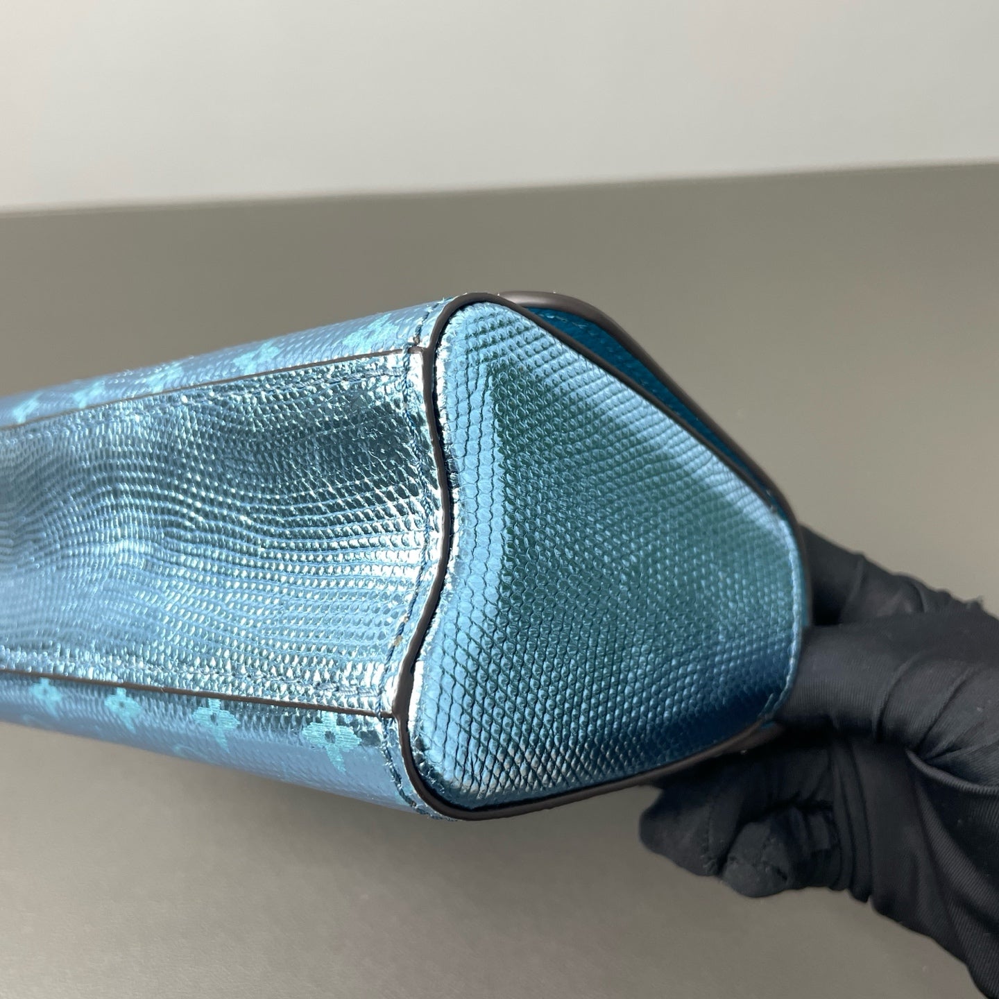 Louis Vuitton - Mini Twist Bag - Lizard leather - Blue - (mini)