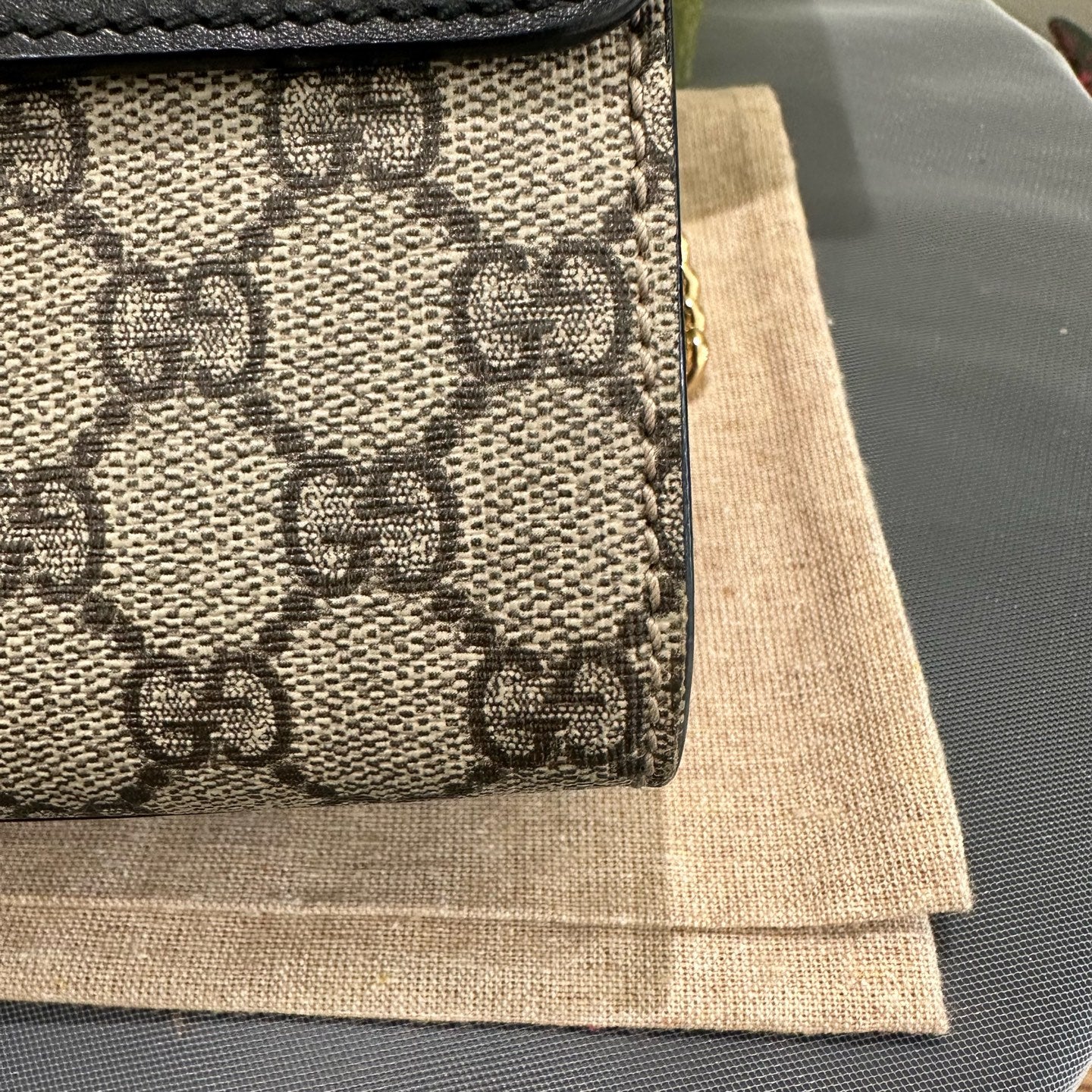 Gucci - Padlock Mini Bag - GG Supreme coated canvas with leather trim - Beige, Ebony, Black, Brown - (mini)