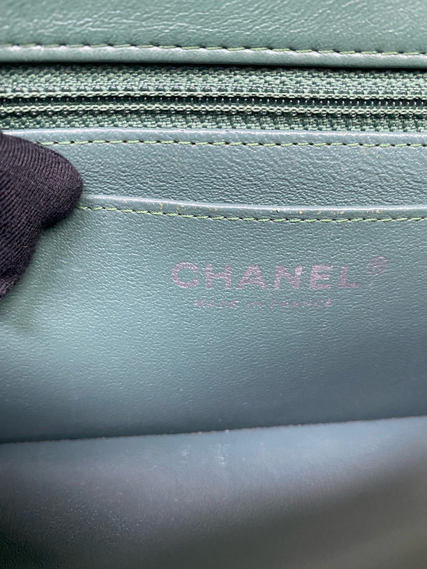 Chanel - Classic Flap Mini - Lambskin leather - Green - (mini)