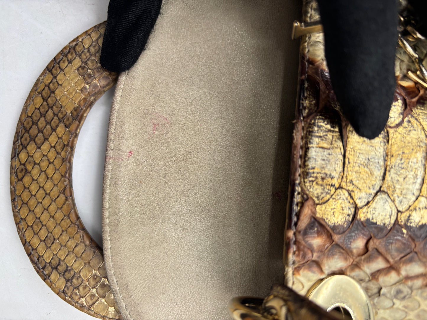 Dior - Lady Dior Mini - Exotic leathers - Python - Multicolour - (mini)